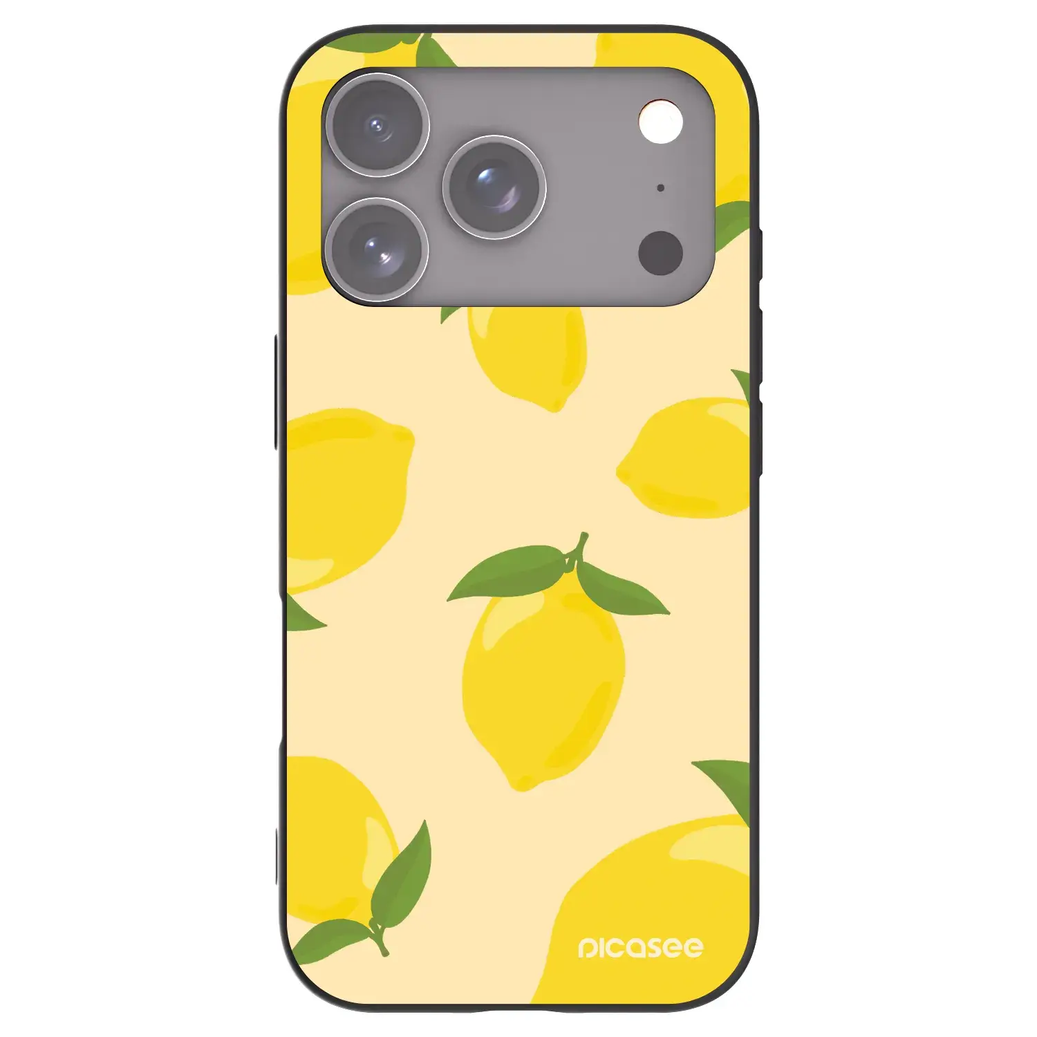 Silikonový černý obal pro Apple iPhone 17 Pro - Limoncella