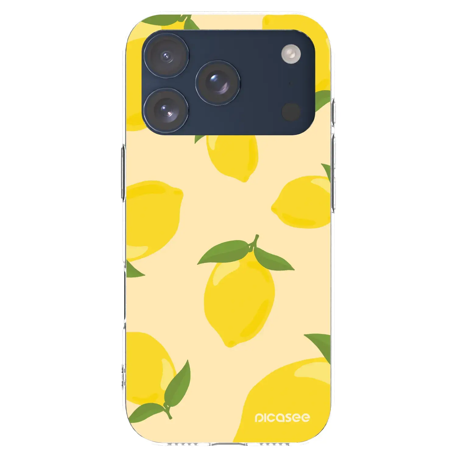 Silikonový průhledný obal pro Apple iPhone 17 Pro - Limoncella
