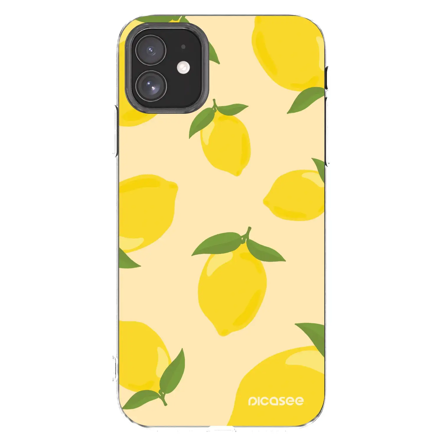 Silikonový průhledný obal pro Apple iPhone 11 - Limoncella