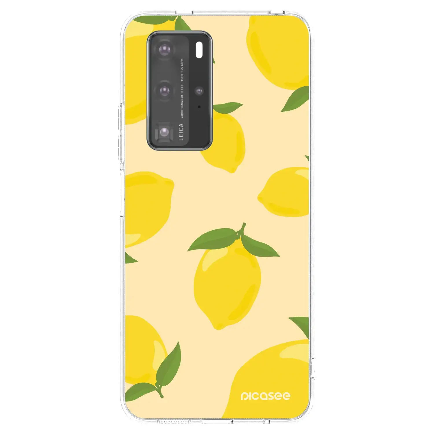 Silikonový průhledný obal pro Huawei P40 Pro - Limoncella