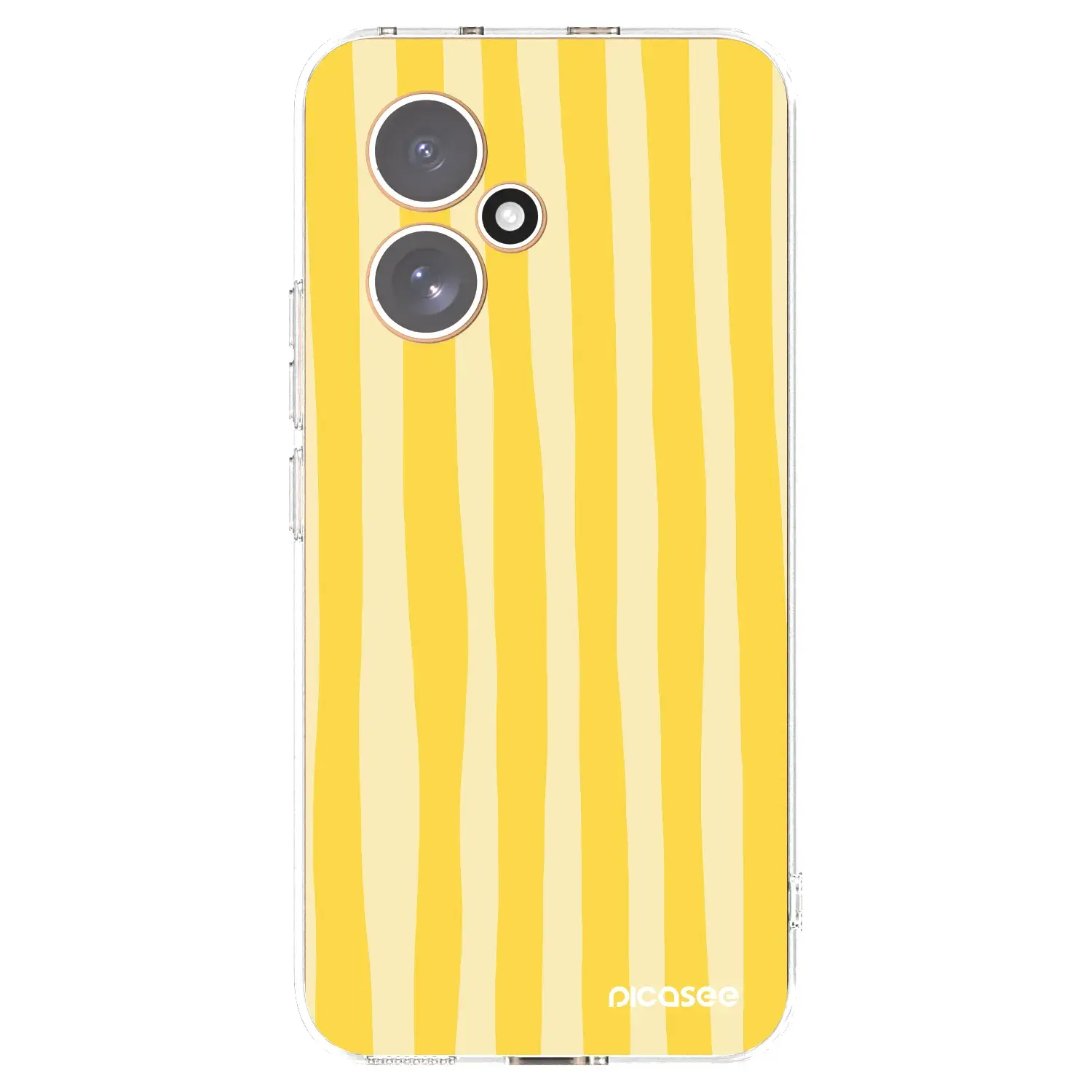Silikonový průhledný obal pro Honor 400 5G - Lines lemon