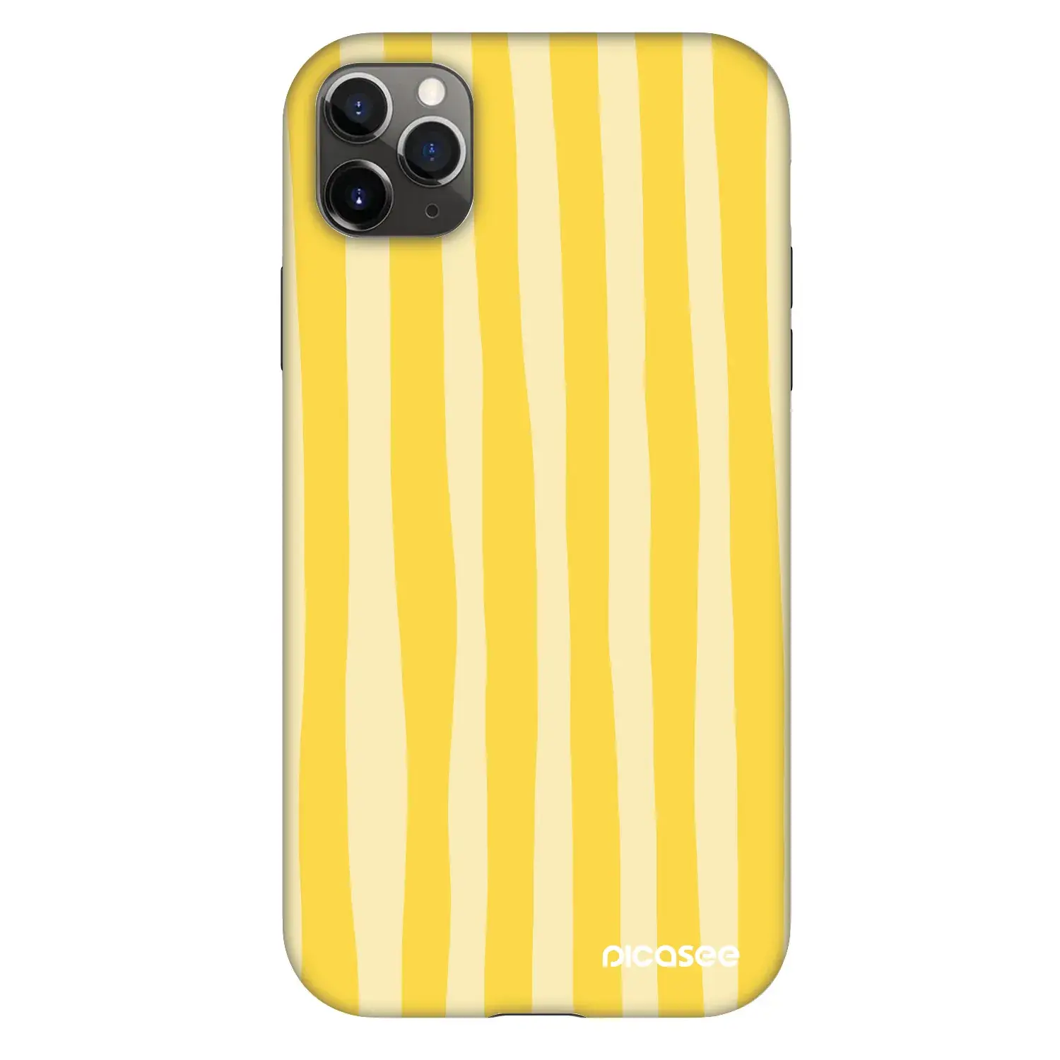 Fashion Case pro Apple iPhone 11 Pro Max - Lines lemon