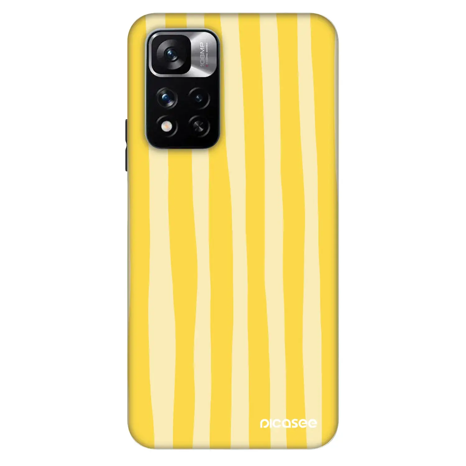 Fashion Case pro Xiaomi Redmi Note 11 Pro 5G - Lines lemon