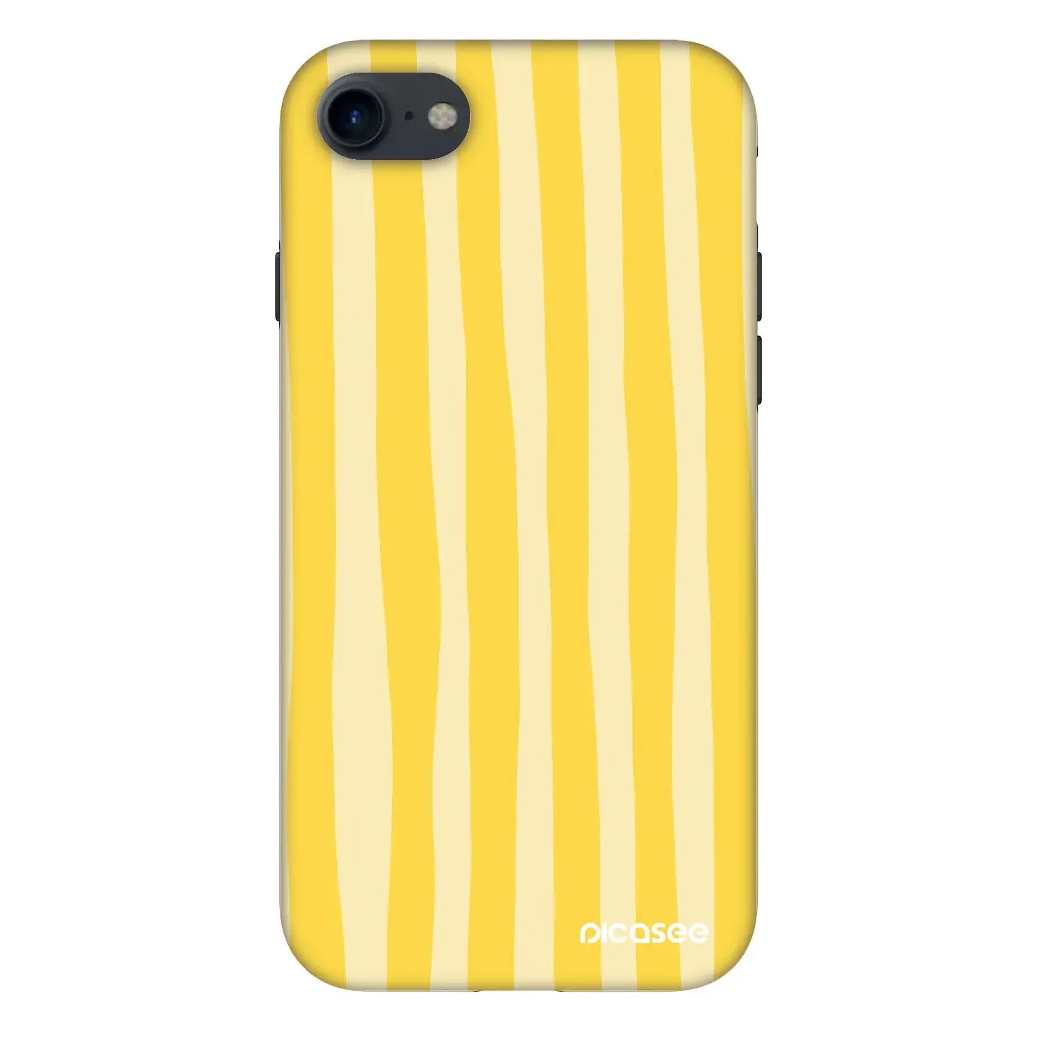 Fashion Case pro Apple iPhone SE 2020 - Lines lemon