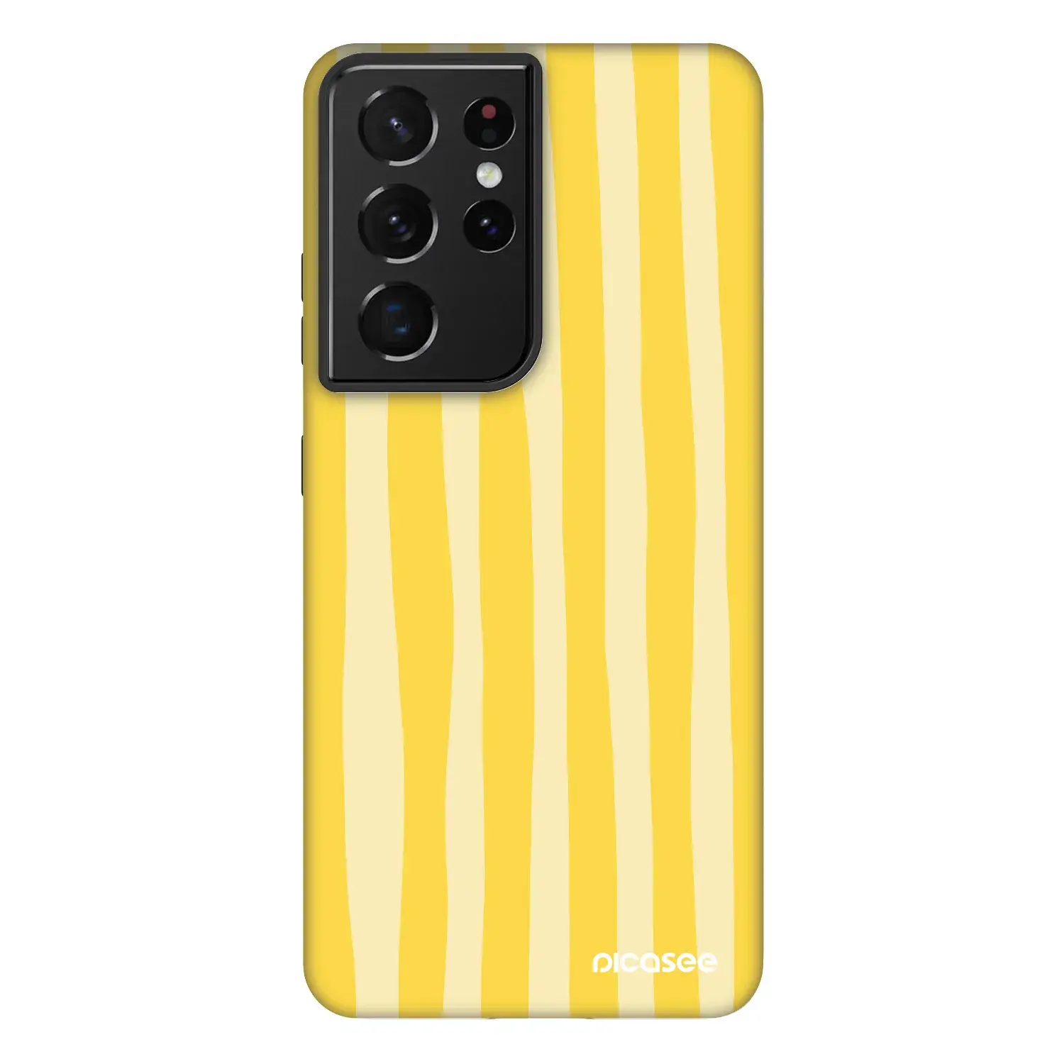 Fashion Case pro Samsung Galaxy S21 Ultra 5G G998B - Lines lemon