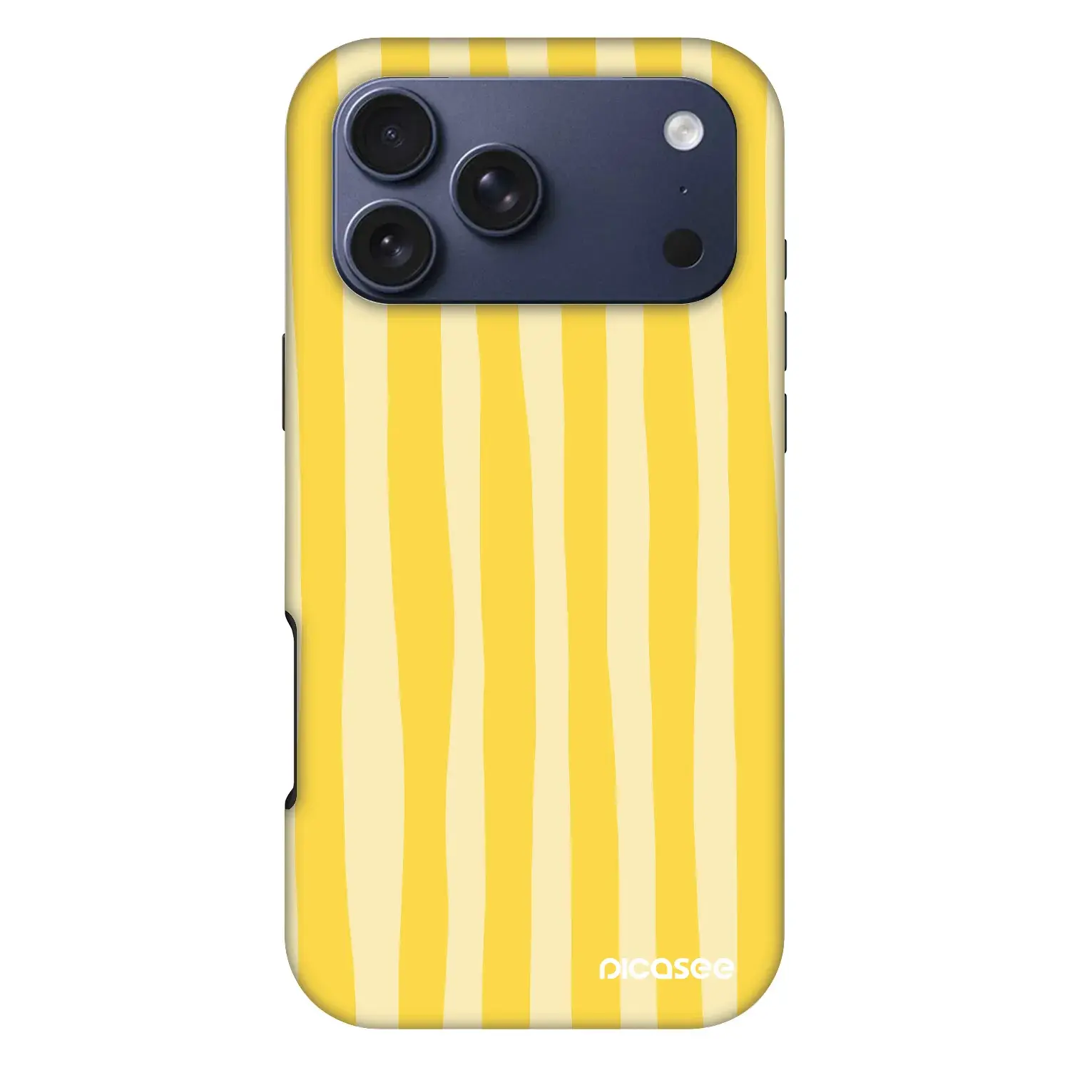 Fashion Case MagSafe Apple iPhone 17 Pro Max - Lines lemon
