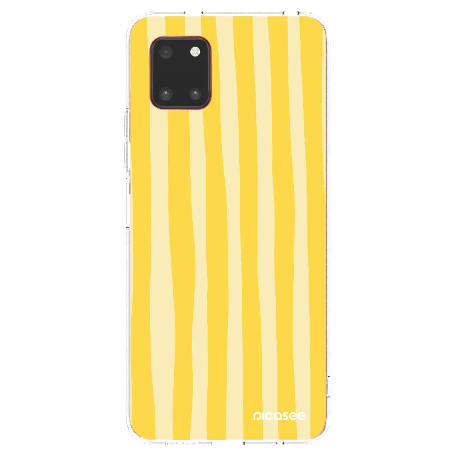 Silikonový průhledný obal pro Samsung Galaxy Note 10 Lite N770F - Lines lemon