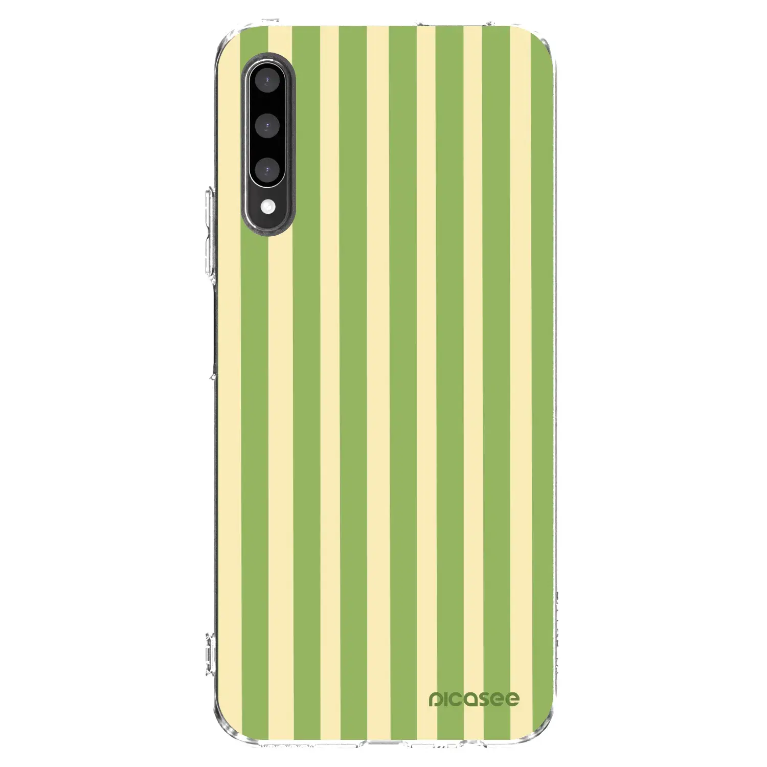 Silikonový průhledný obal pro Honor 9X Pro - Lines Matcha