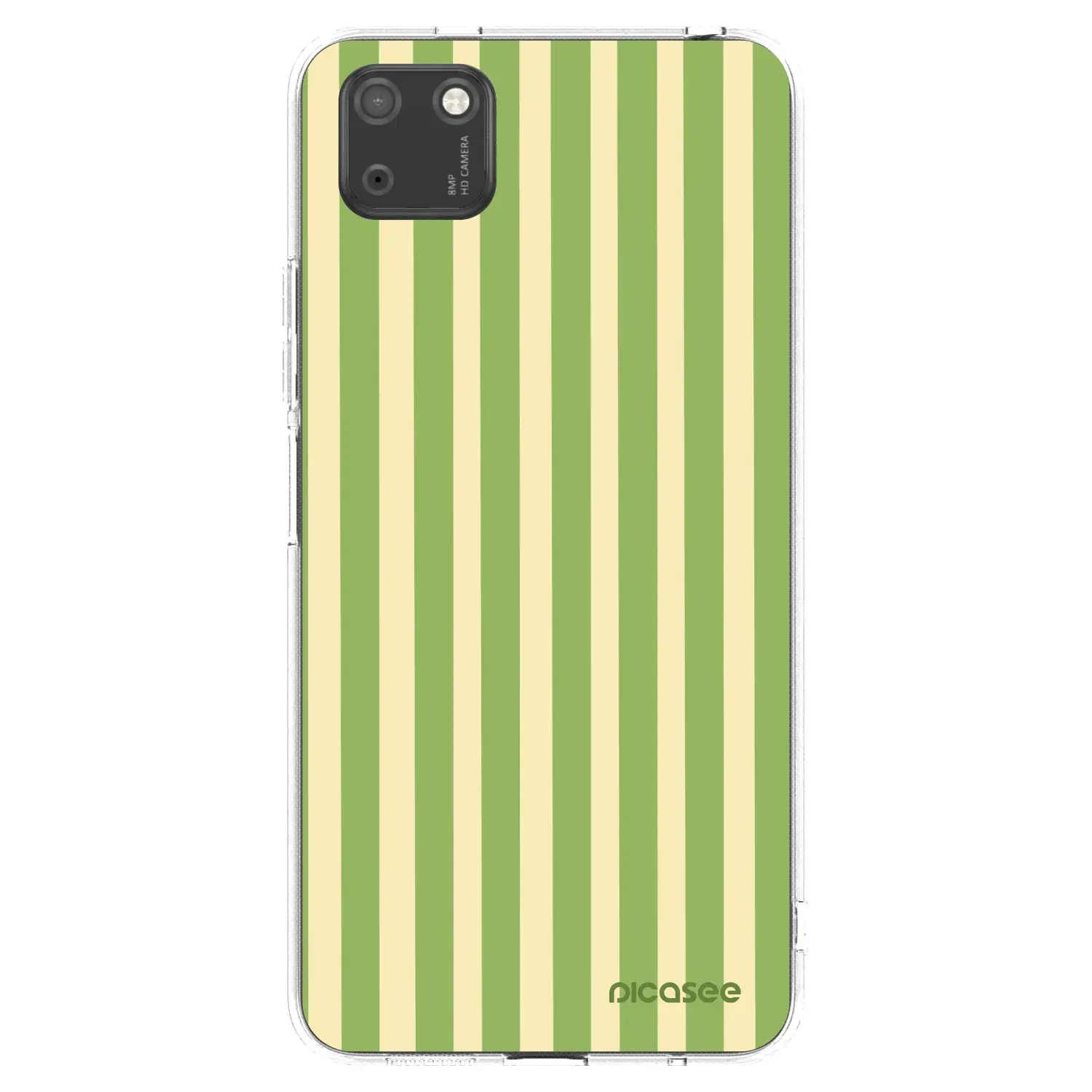 Silikonový průhledný obal pro Huawei Y5P - Lines Matcha