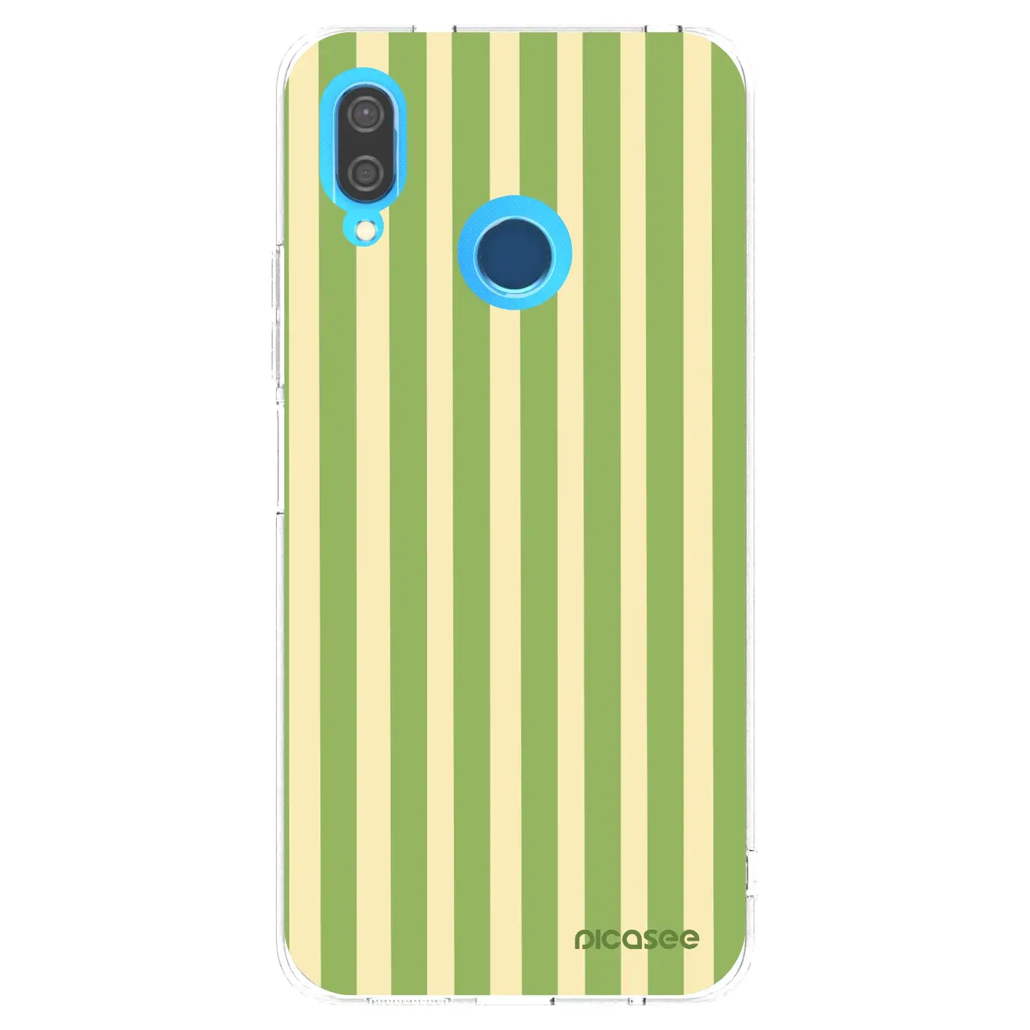 Silikonový průhledný obal pro Huawei P20 Lite - Lines Matcha