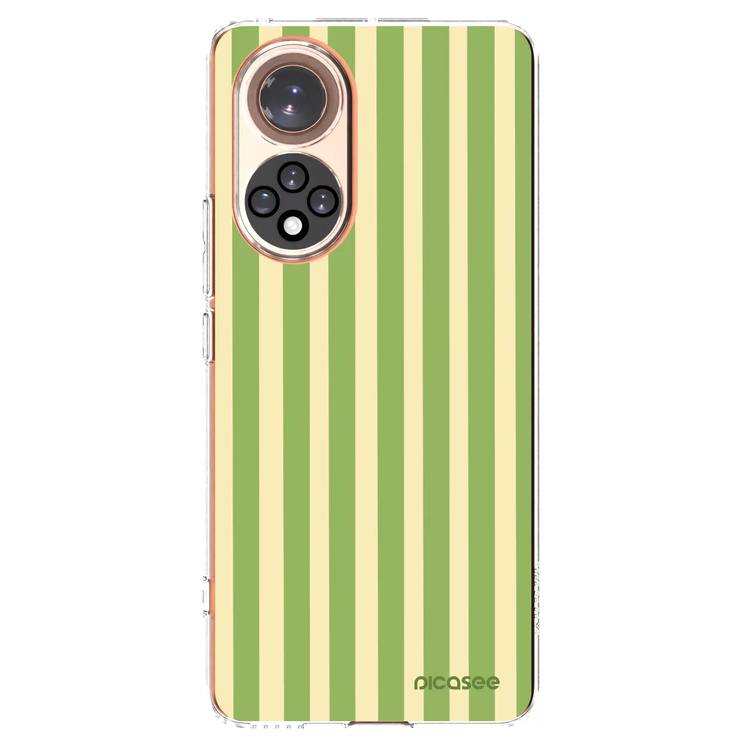 Silikonový průhledný obal pro Huawei Nova 9 - Lines Matcha
