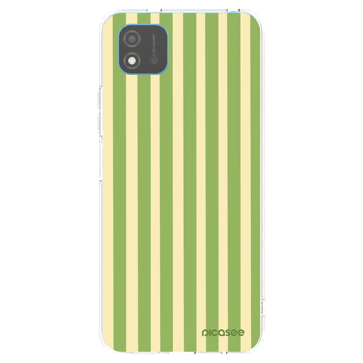 Silikonový průhledný obal pro Realme C11 (2021) - Lines Matcha