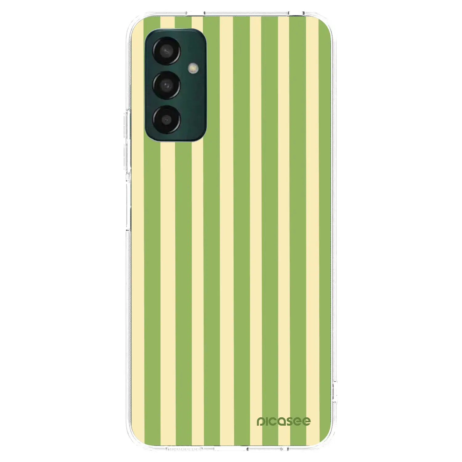 Silikonový průhledný obal pro Samsung Galaxy M13 M135F - Lines Matcha