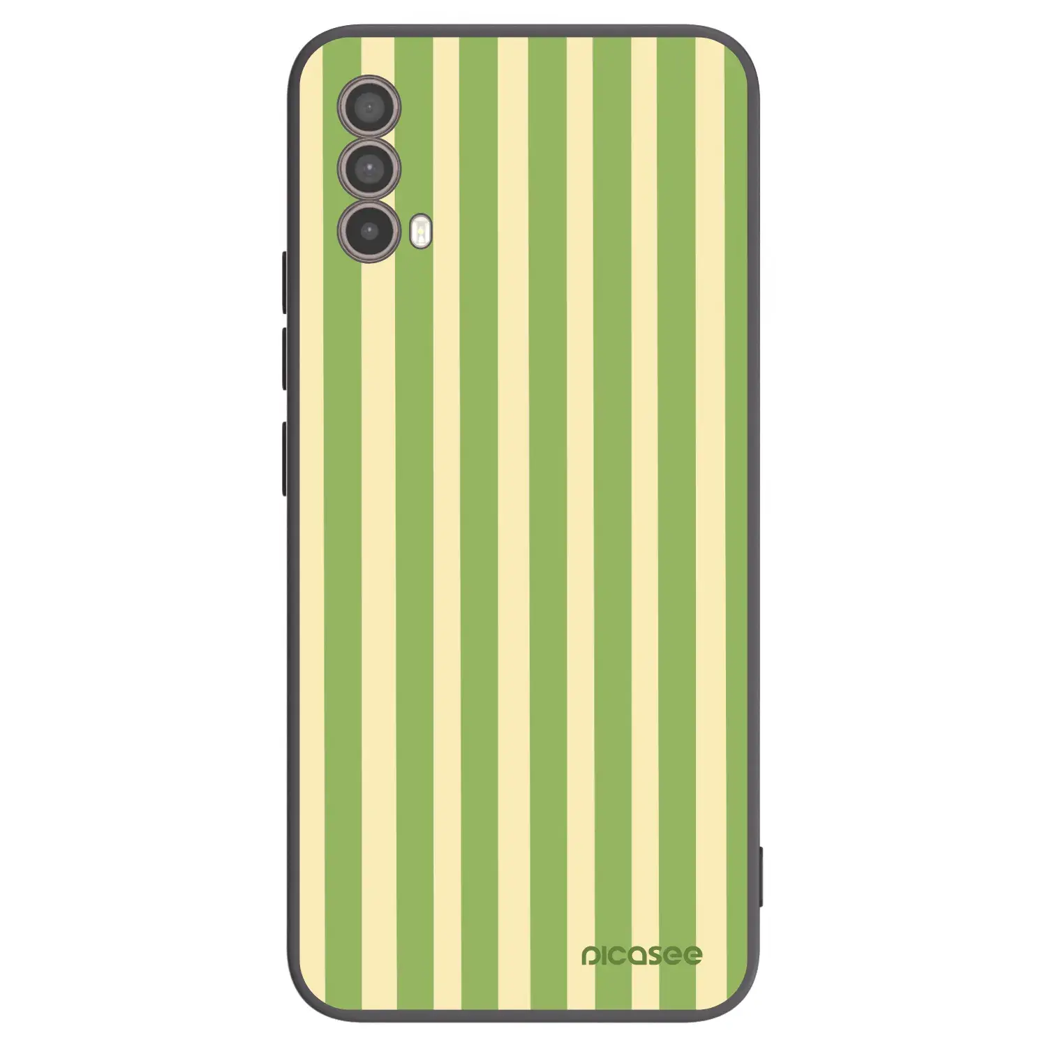 Silikonový černý obal pro Motorola Moto E40 - Lines Matcha