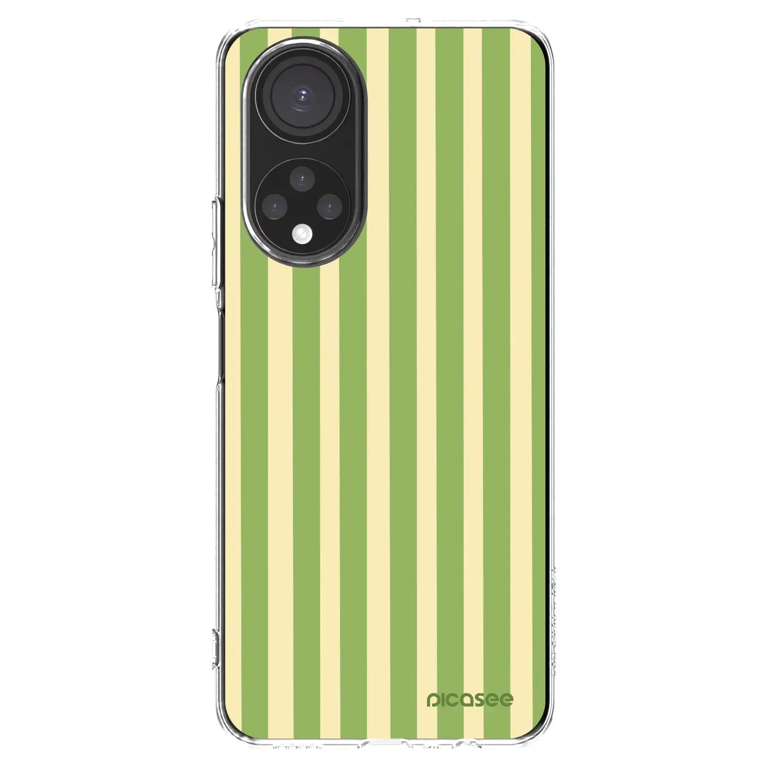 Silikonový průhledný obal pro Honor X7 - Lines Matcha