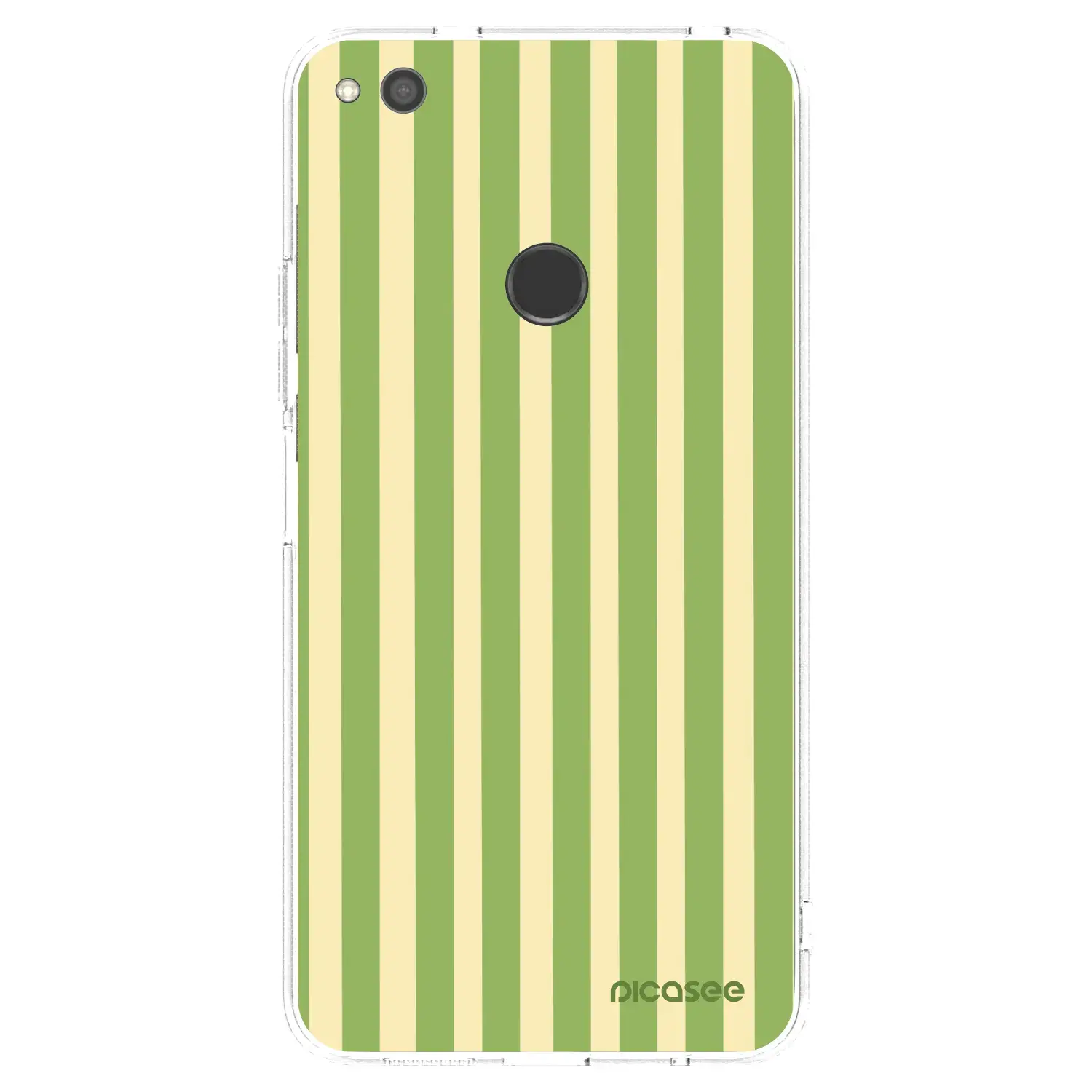 Silikonový průhledný obal pro Huawei P9 Lite 2017 - Lines Matcha