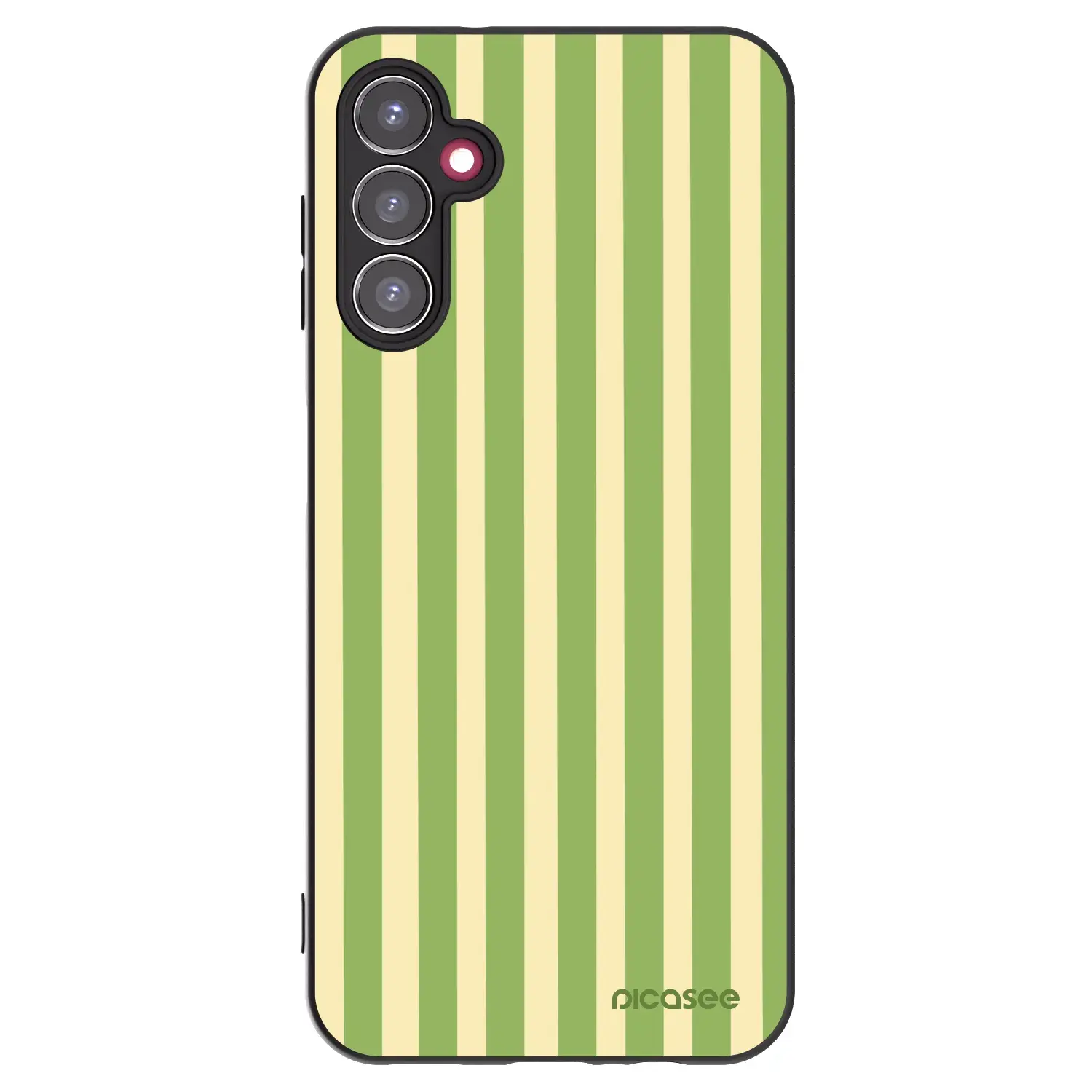 Silikonový černý obal pro Samsung Galaxy A14 5G A146P - Lines Matcha