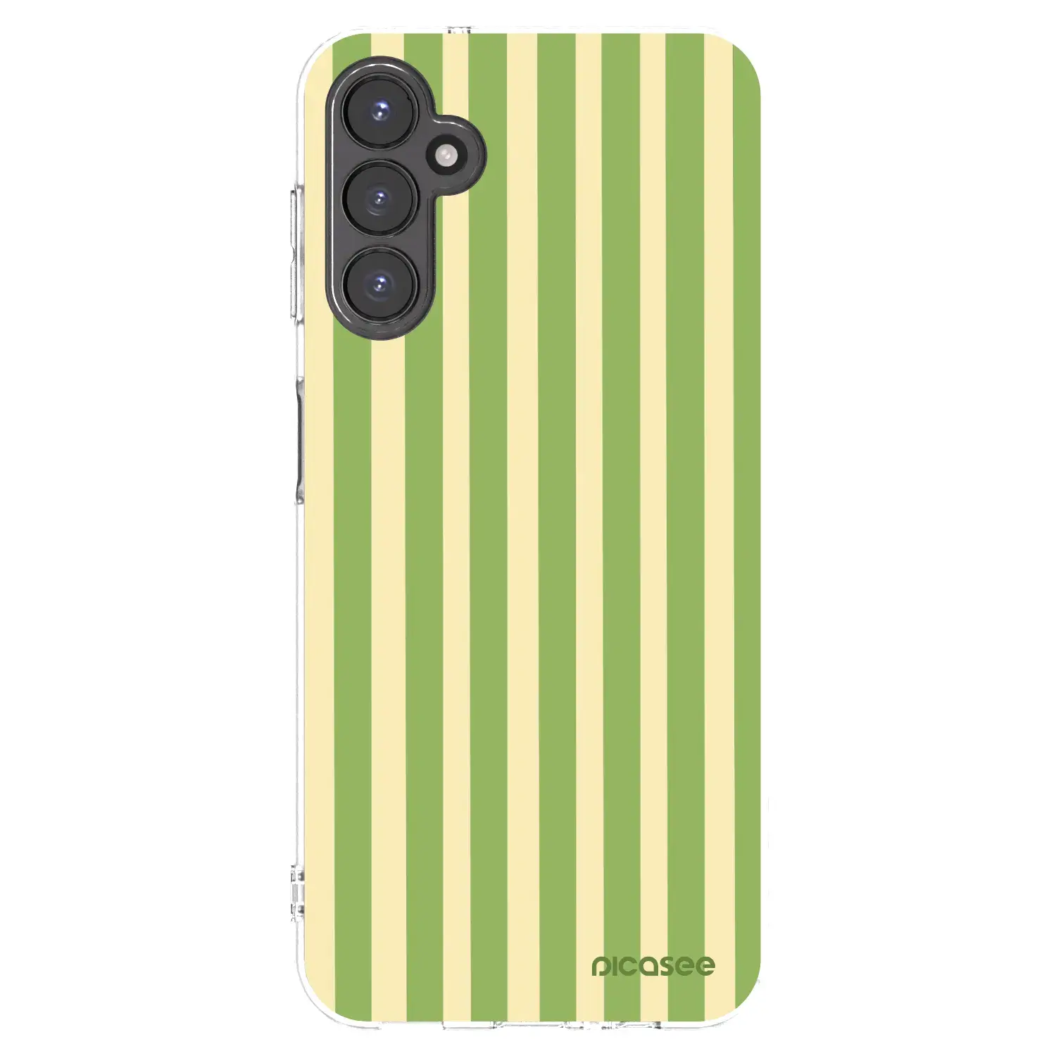 Silikonový průhledný obal pro Samsung Galaxy A14 5G A146P - Lines Matcha