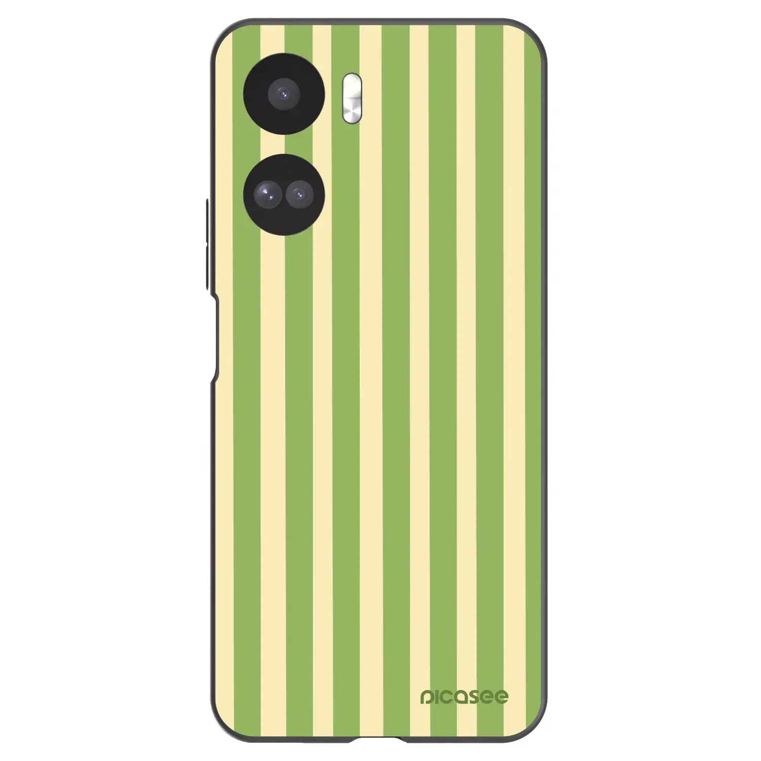 Silikonový černý obal pro Honor 90 Lite 5G - Lines Matcha