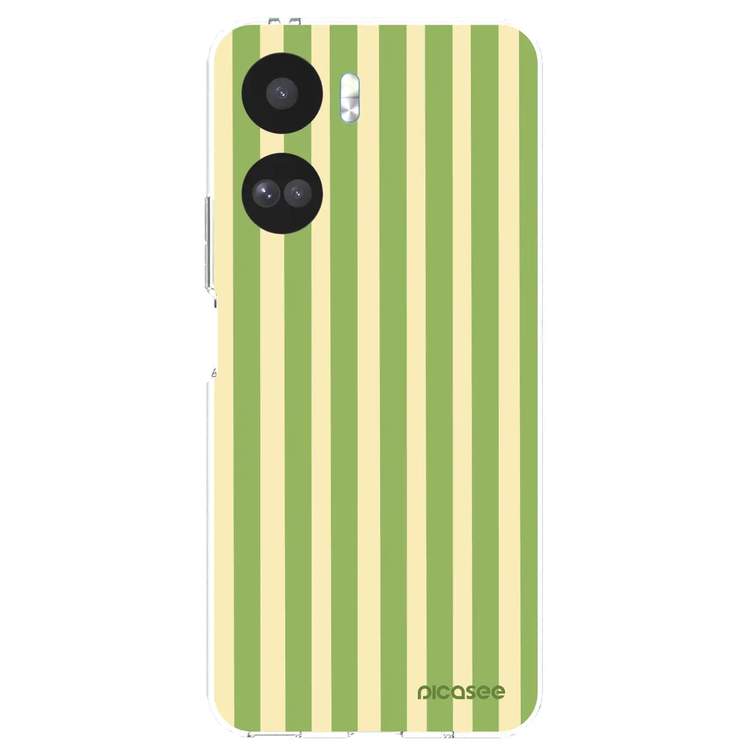 Silikonový průhledný obal pro Honor 90 Lite 5G - Lines Matcha