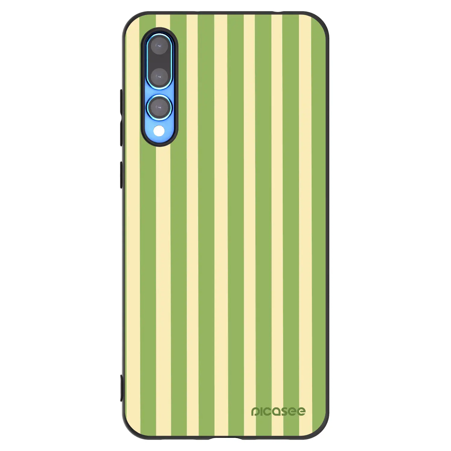 Silikonový černý obal pro Huawei P20 Pro - Lines Matcha