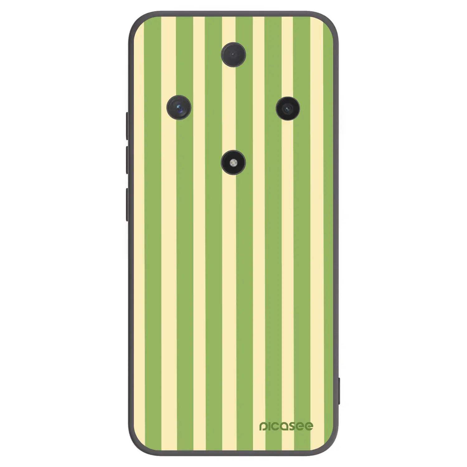 Silikonový černý obal pro Honor Magic6 Lite 5G - Lines Matcha