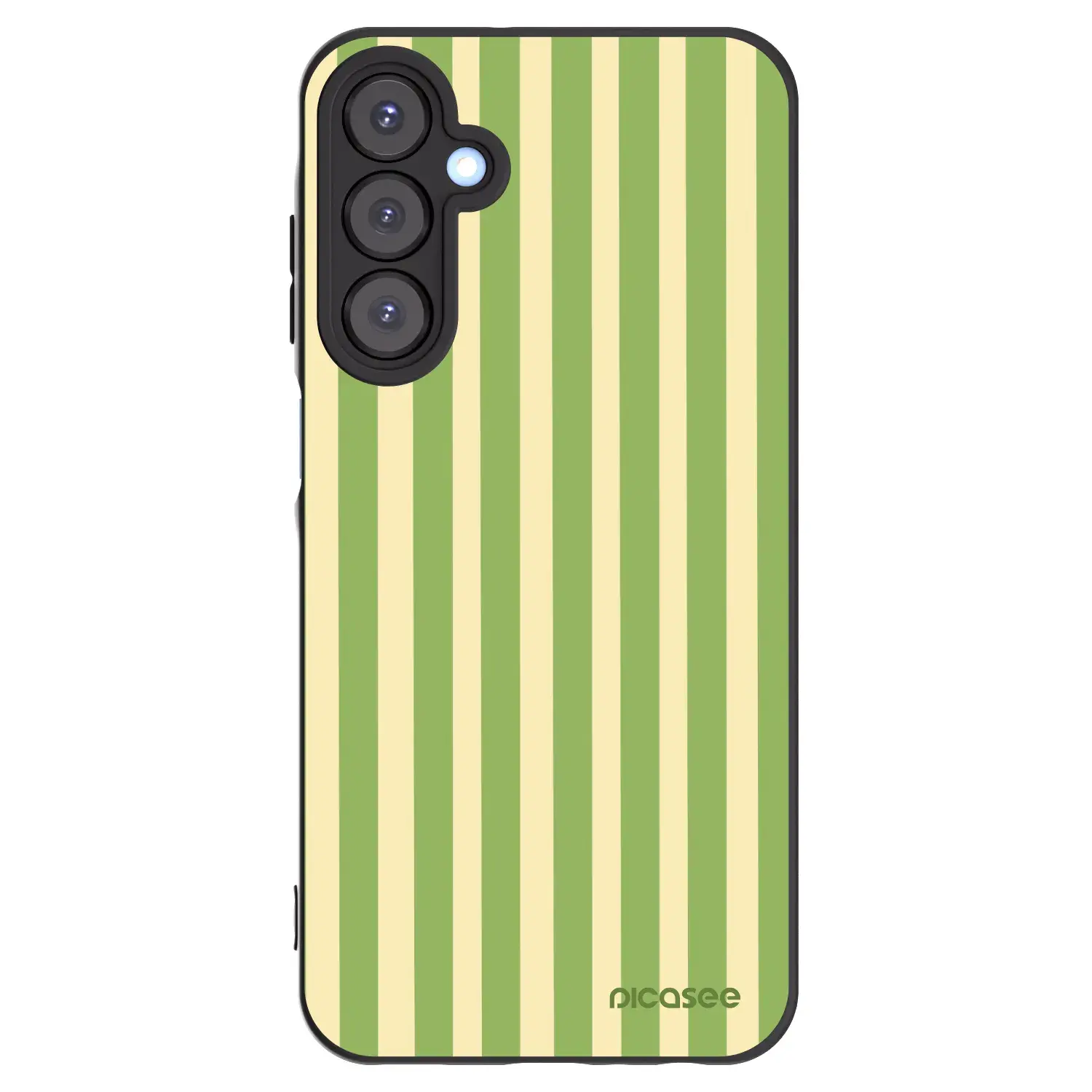 Silikonový černý obal pro Samsung Galaxy A25 A256B 5G - Lines Matcha