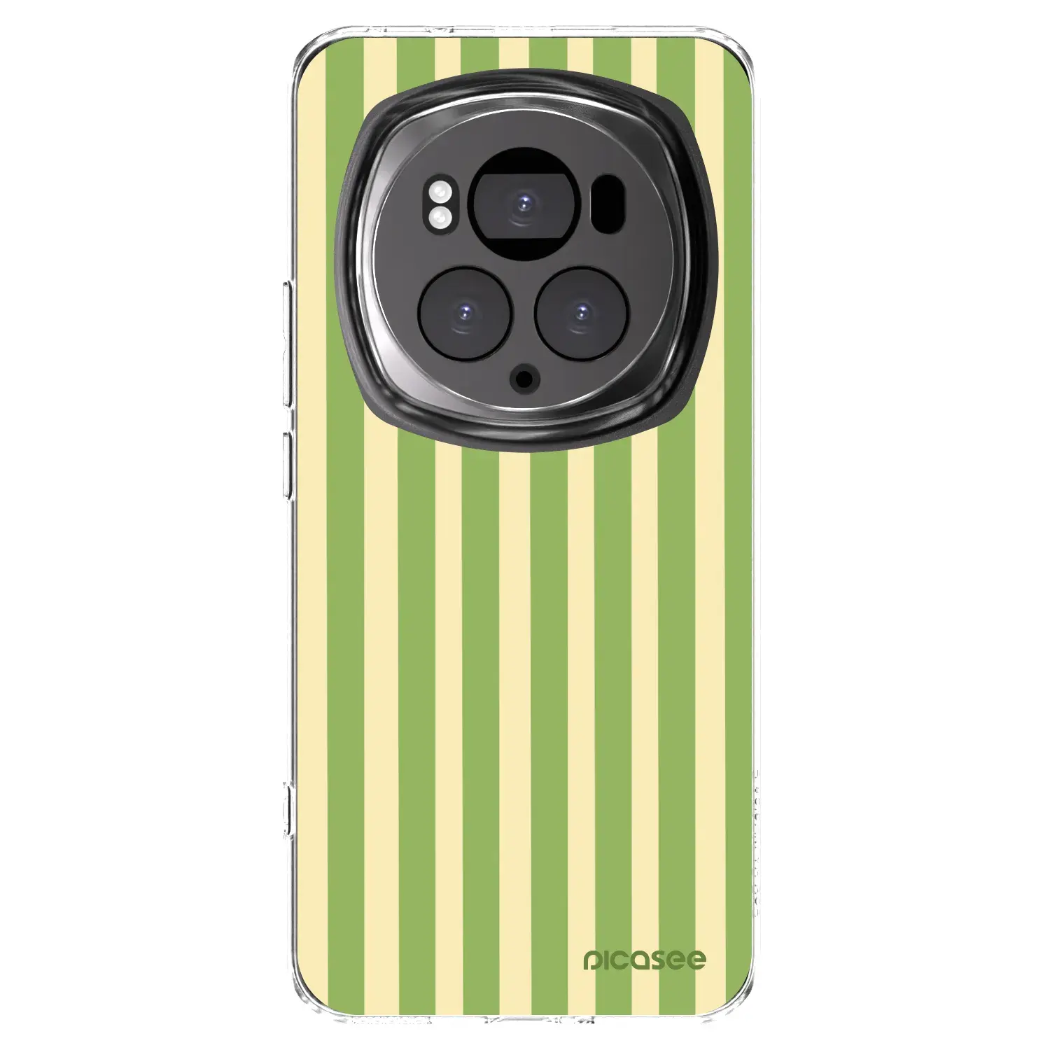 Silikonový průhledný obal pro Honor Magic6 Pro - Lines Matcha