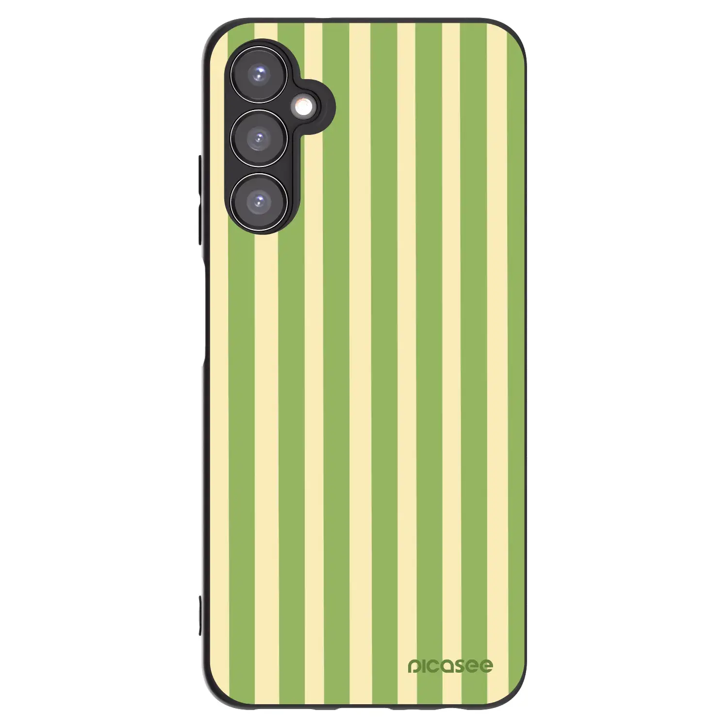 Silikonový černý obal pro Samsung Galaxy A05s A057G - Lines Matcha
