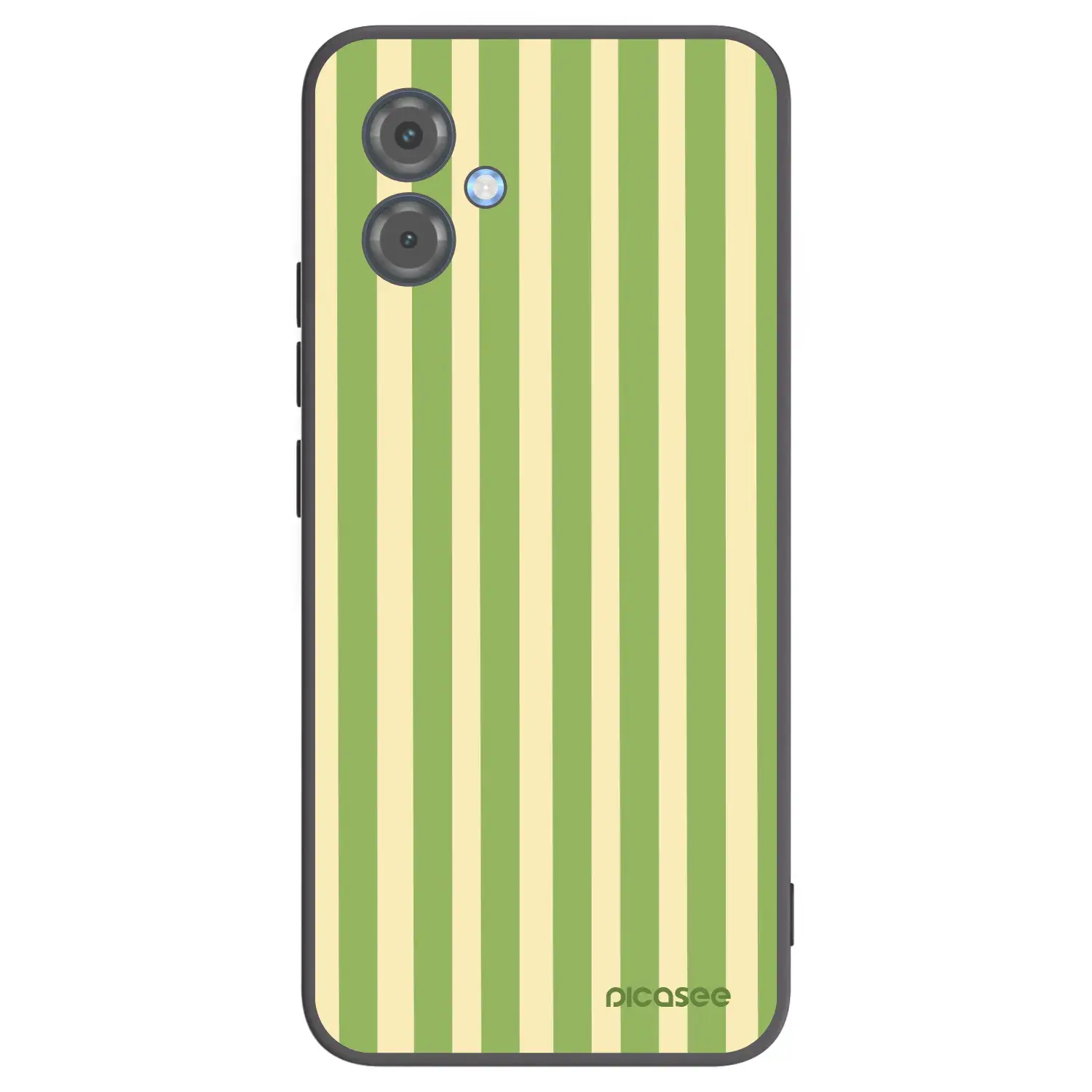 Silikonový černý obal pro Motorola Moto G14 - Lines Matcha