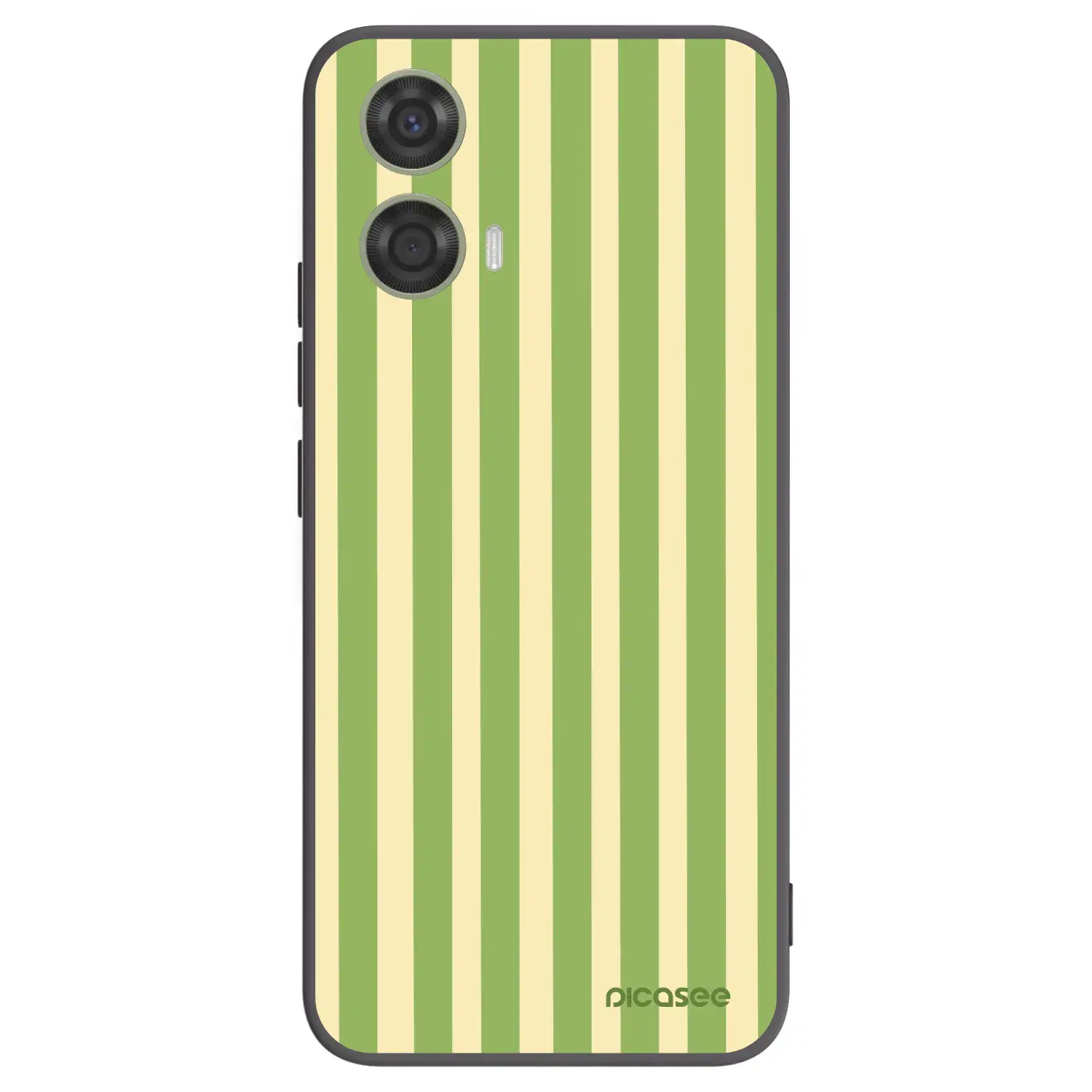 Silikonový černý obal pro Motorola Moto G24 - Lines Matcha