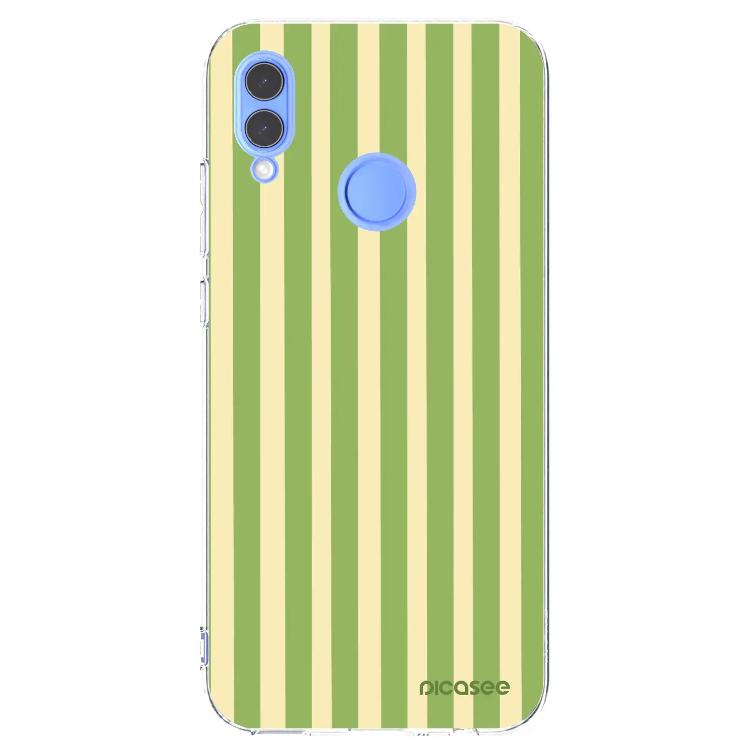 Silikonový průhledný obal pro Huawei P Smart 2019 - Lines Matcha