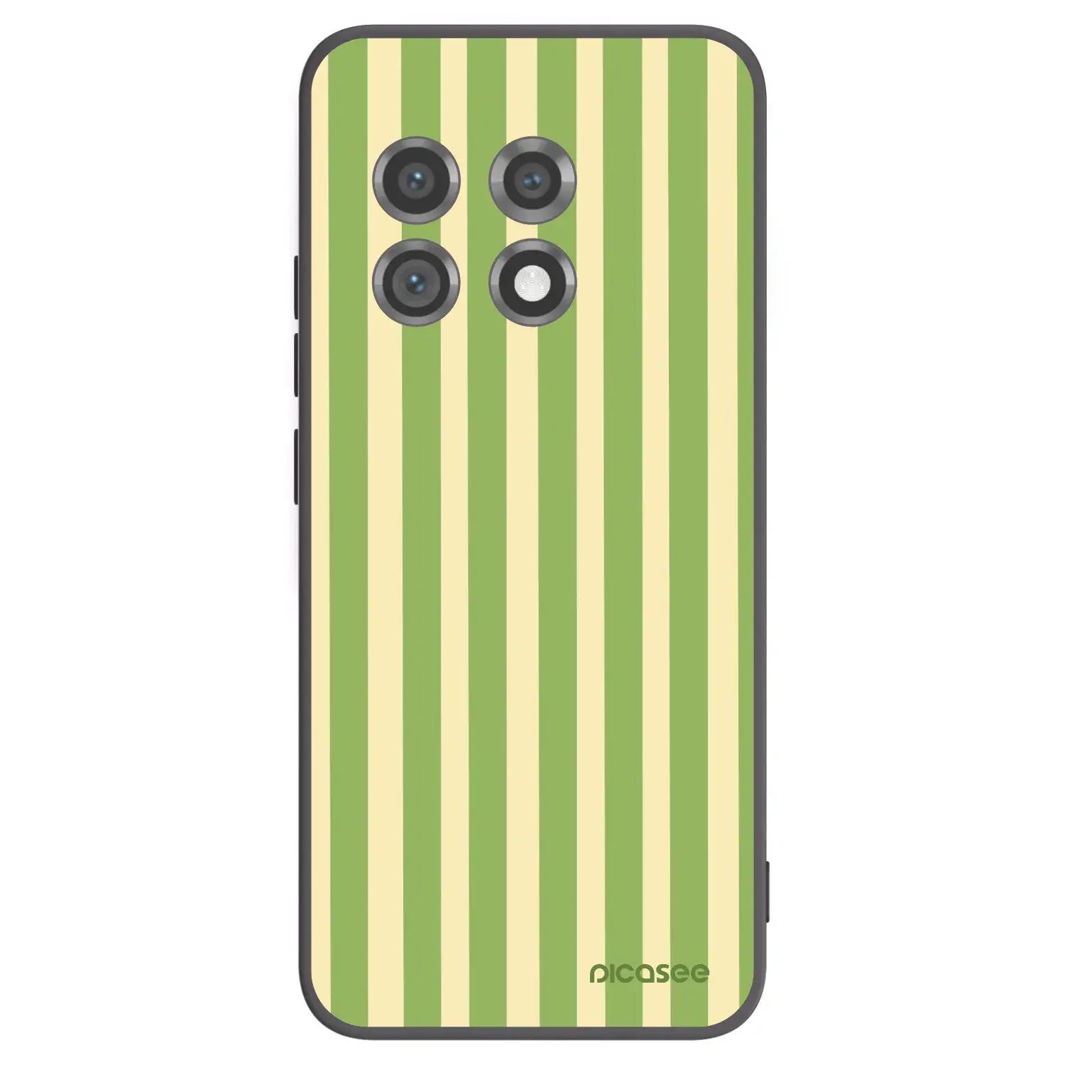 Silikonový černý obal pro OnePlus 11 5G - Lines Matcha