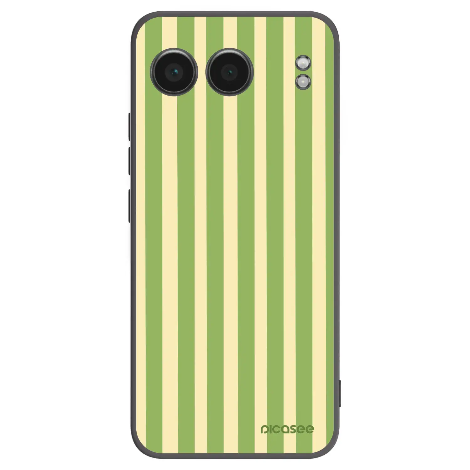 Silikonový černý obal pro OnePlus Nord 4 - Lines Matcha