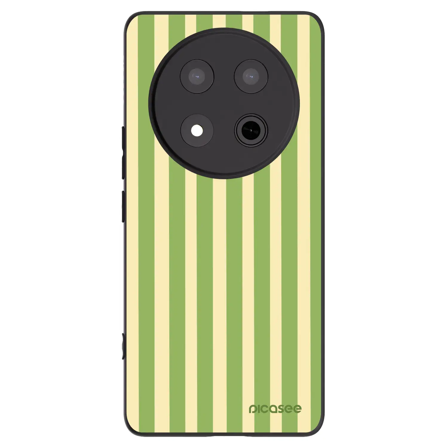 Silikonový černý obal pro Honor Magic7 Lite 5G - Lines Matcha