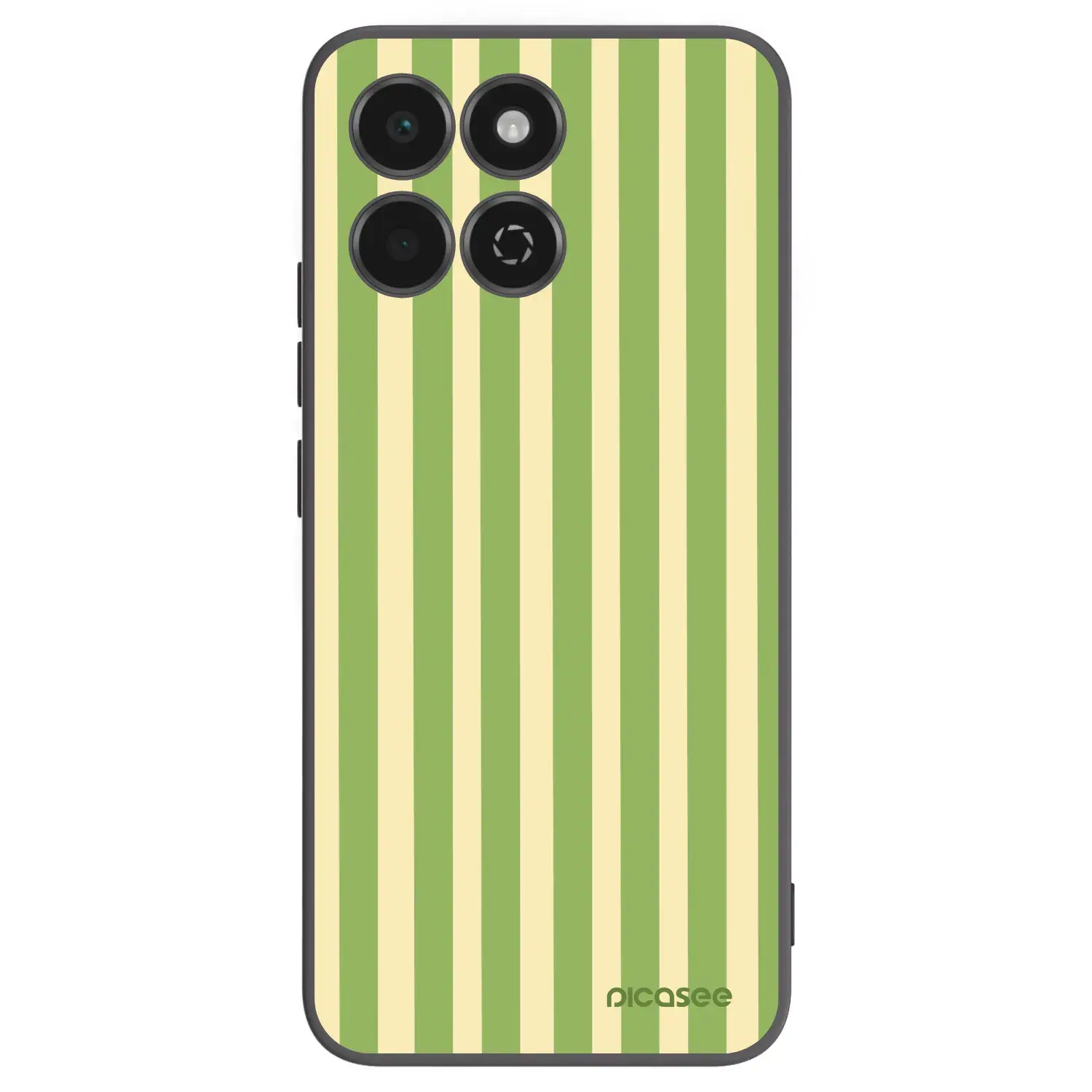 Silikonový černý obal pro Honor 200 Smart 5G - Lines Matcha