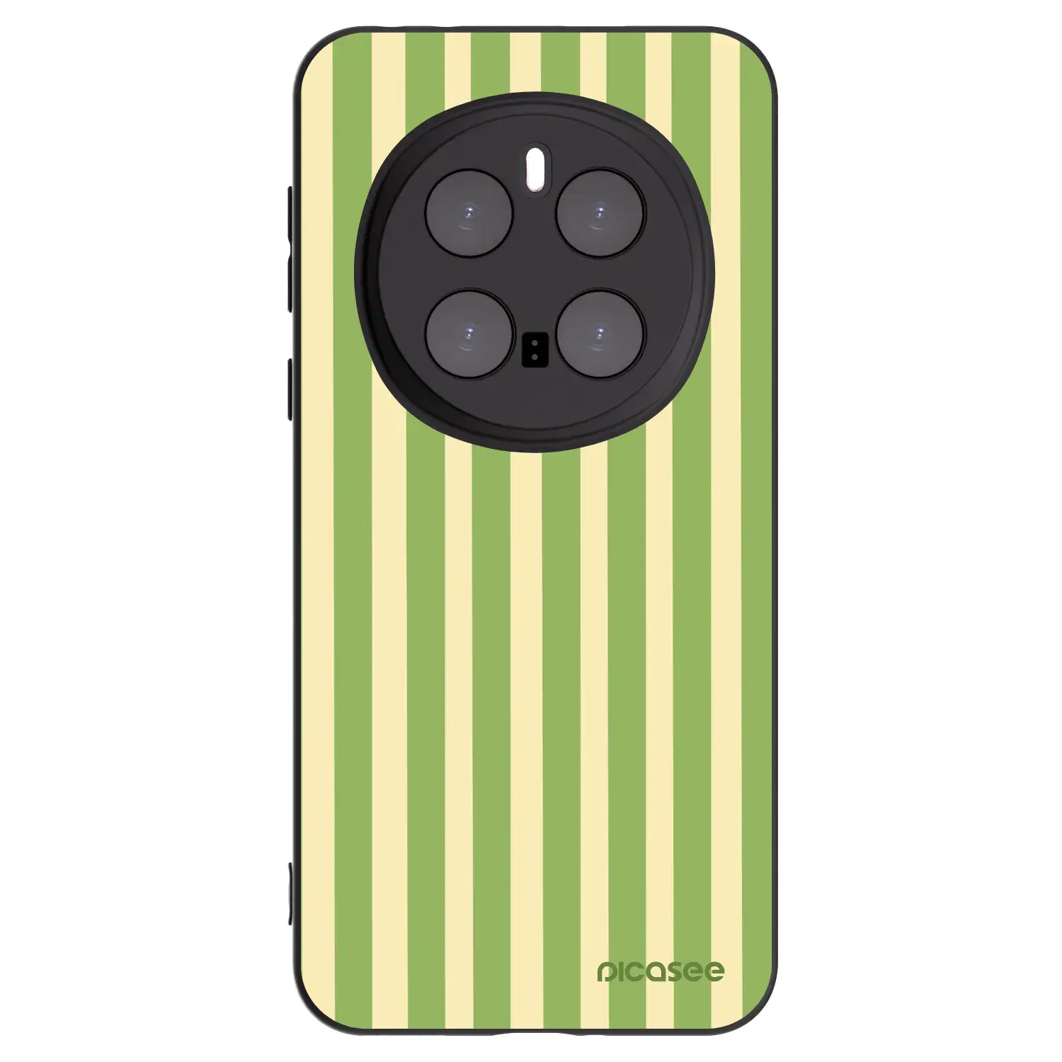 Silikonový černý obal pro Honor Magic7 Pro 5G - Lines Matcha