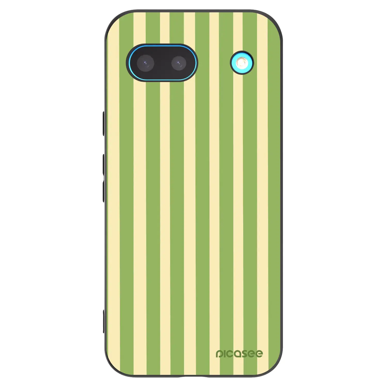 Silikonový černý obal pro Google Pixel 8 - Lines Matcha