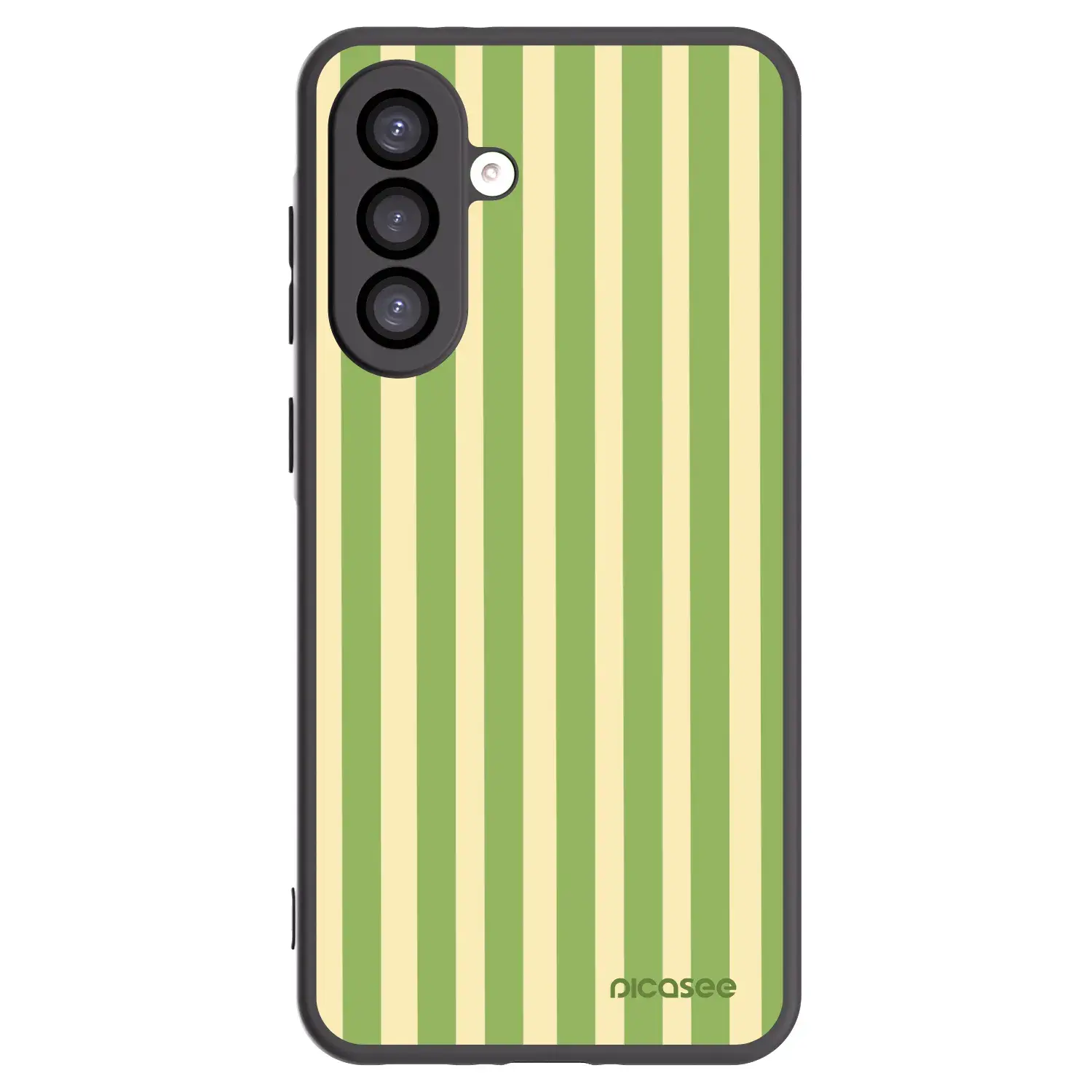 Silikonový černý obal pro Samsung Galaxy A26 5G A266B - Lines Matcha