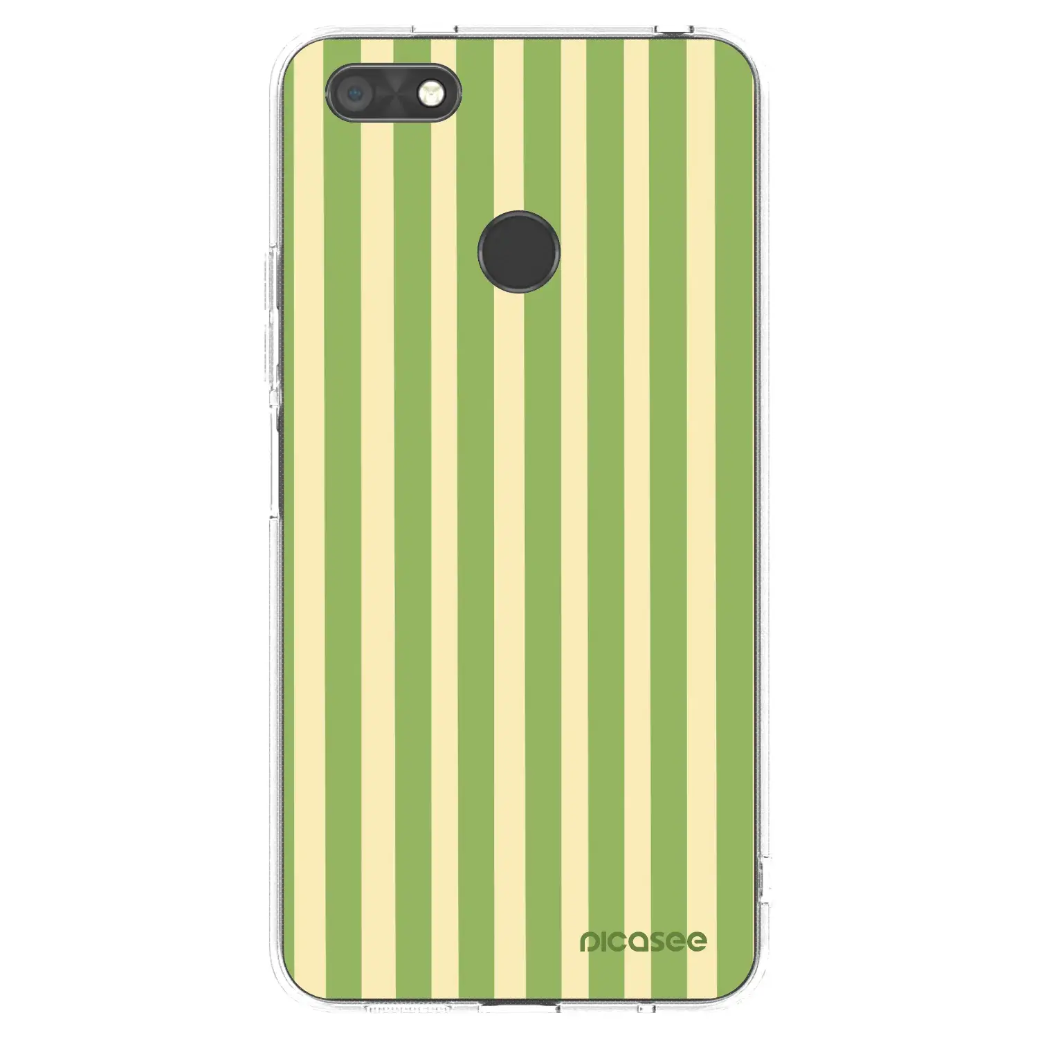 Silikonový průhledný obal pro Huawei P9 Lite Mini - Lines Matcha