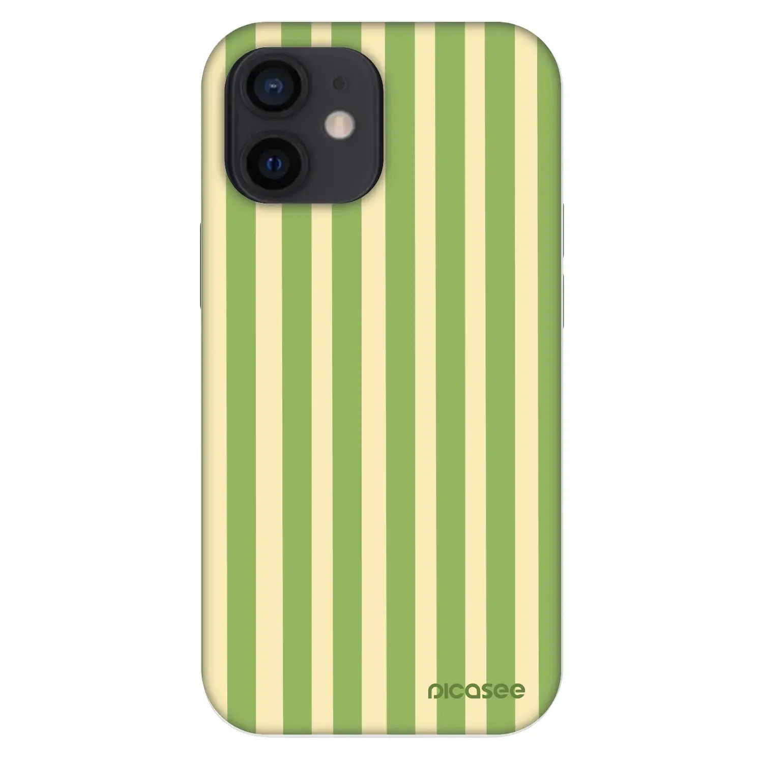 Fashion Case pro Apple iPhone 12 mini - Lines Matcha