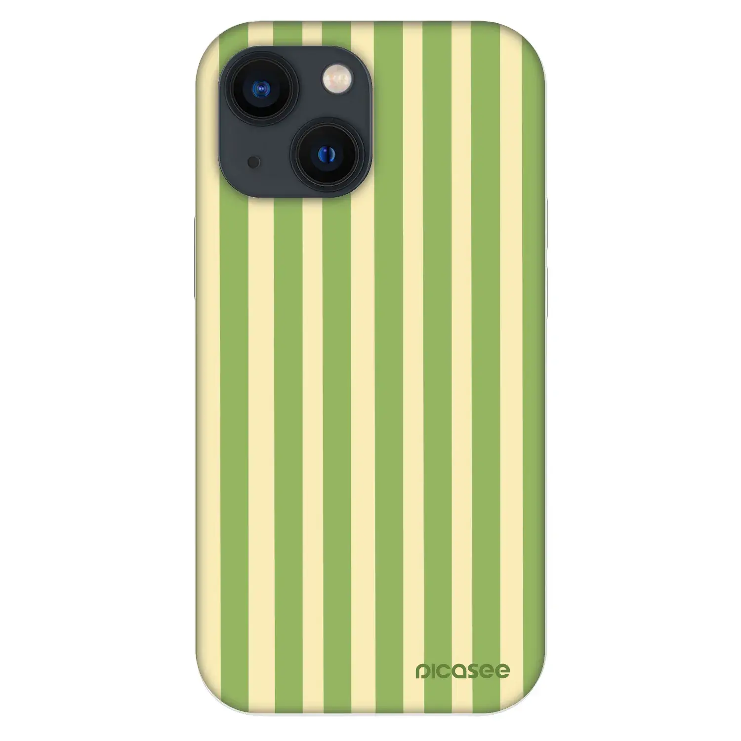 Fashion Case pro Apple iPhone 13 mini - Lines Matcha