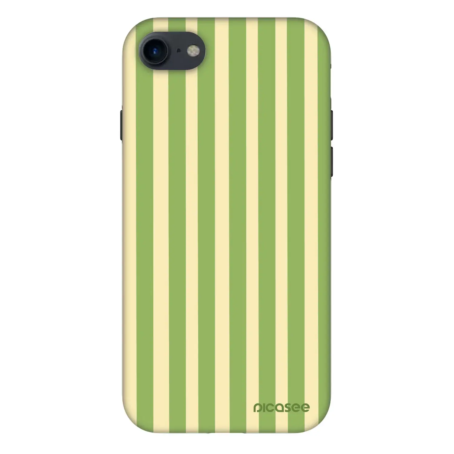 Fashion Case pro Apple iPhone SE 2022 - Lines Matcha