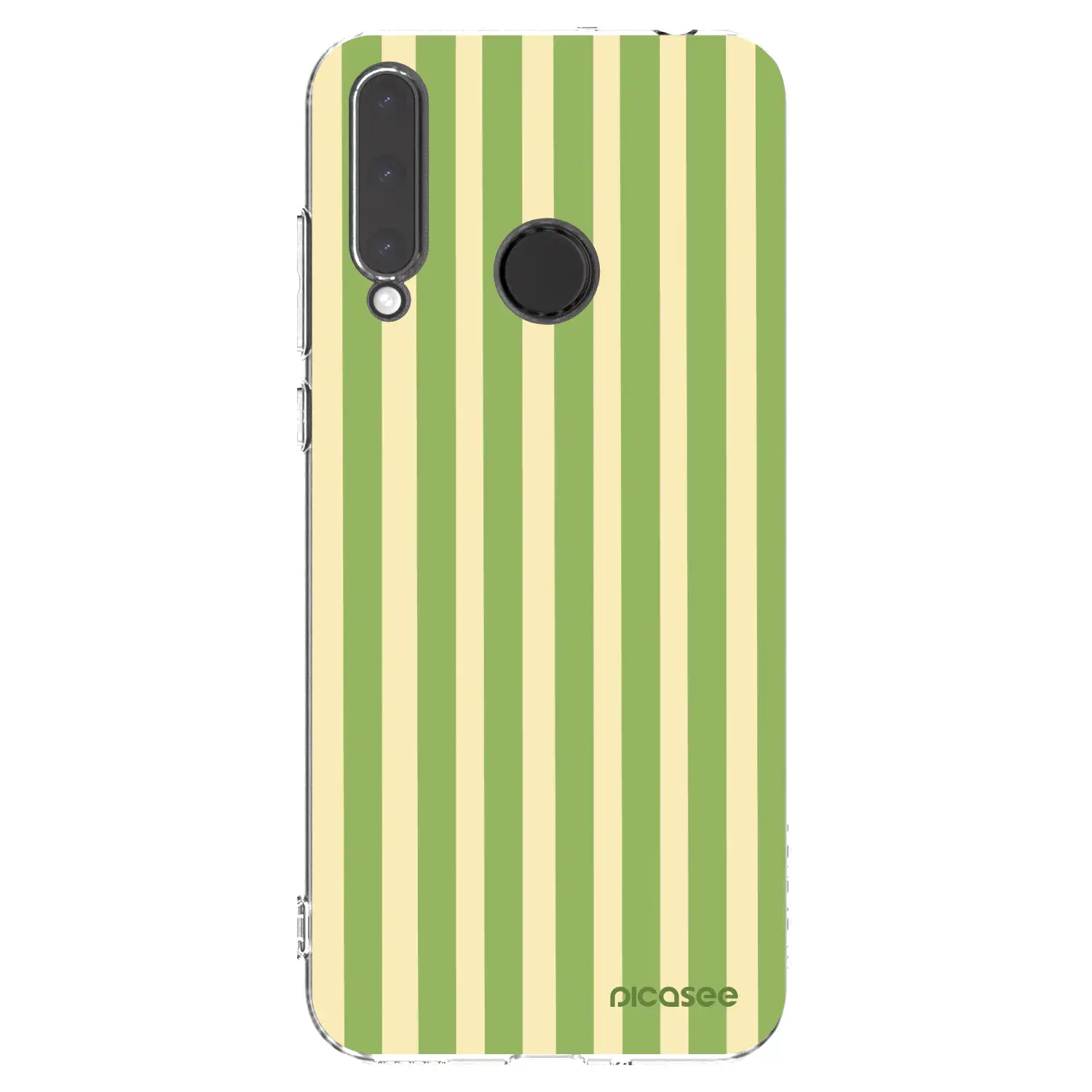 Silikonový průhledný obal pro Honor 20 Lite - Lines Matcha