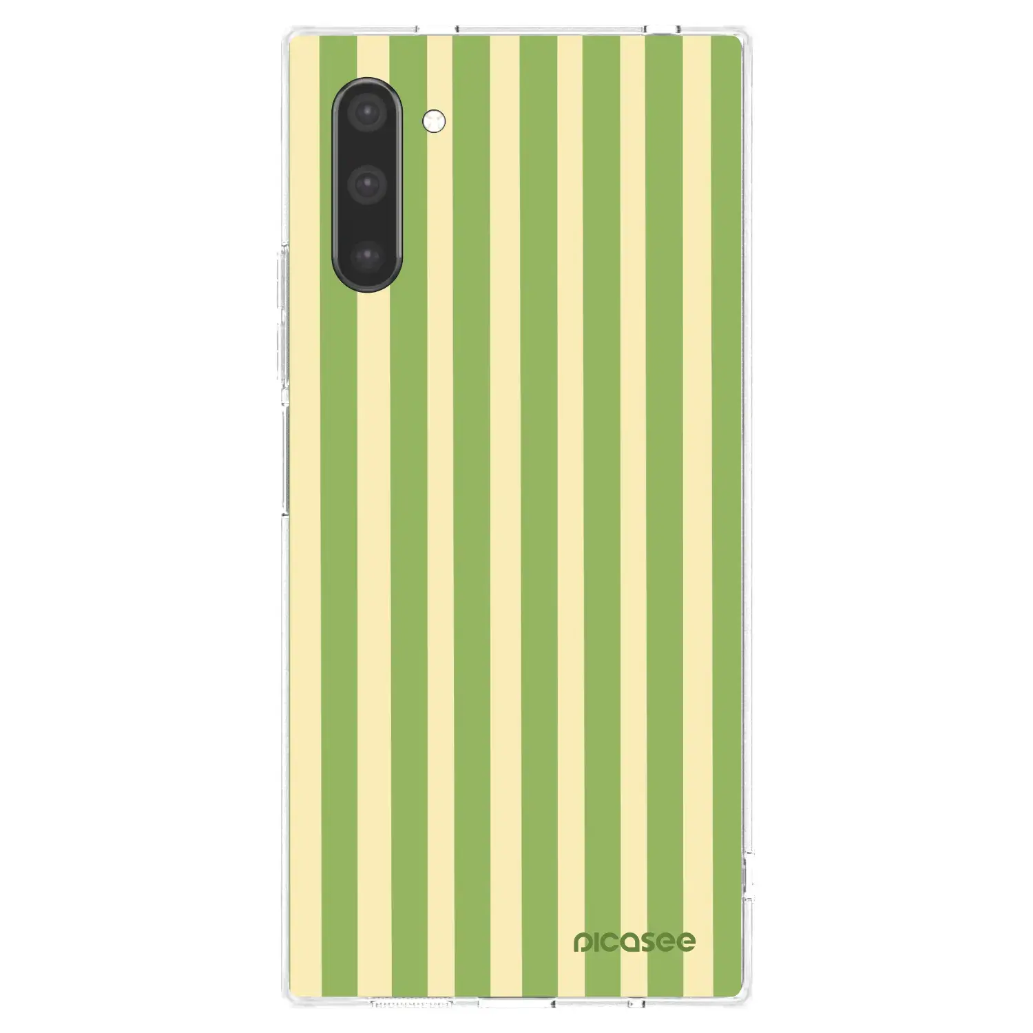 Silikonový průhledný obal pro Samsung Galaxy Note 10 N970F - Lines Matcha
