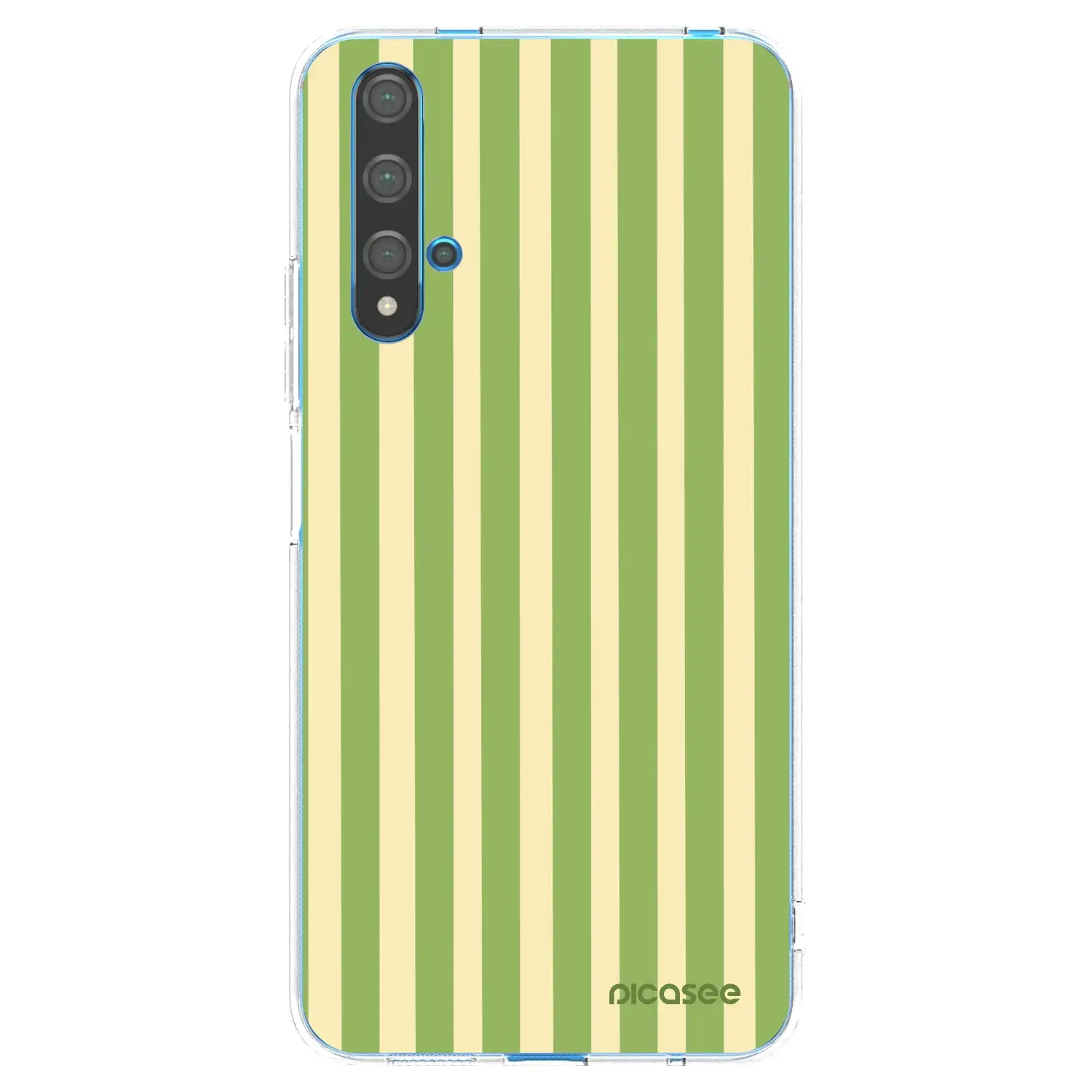 Silikonový průhledný obal pro Huawei Nova 5T - Lines Matcha