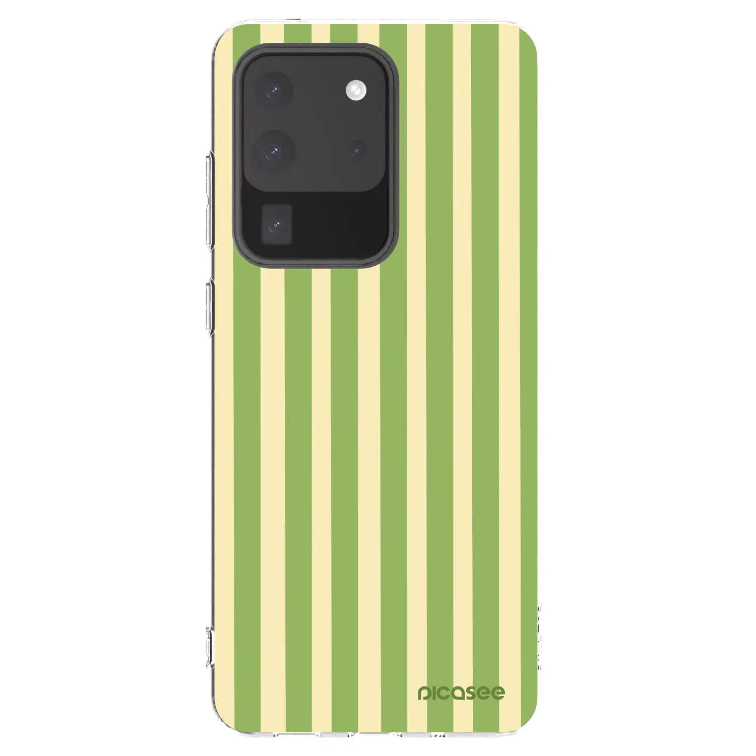 Silikonový průhledný obal pro Samsung Galaxy S20 Ultra 5G G988F - Lines Matcha