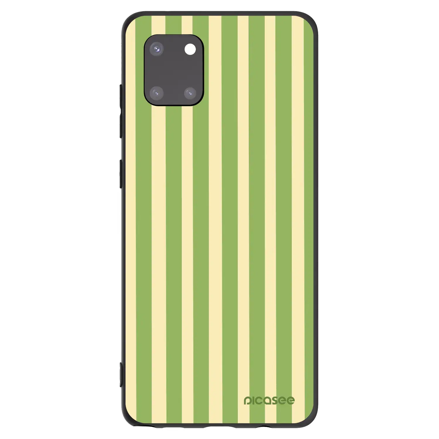 Silikonový černý obal pro Samsung Galaxy Note 10 Lite N770F - Lines Matcha