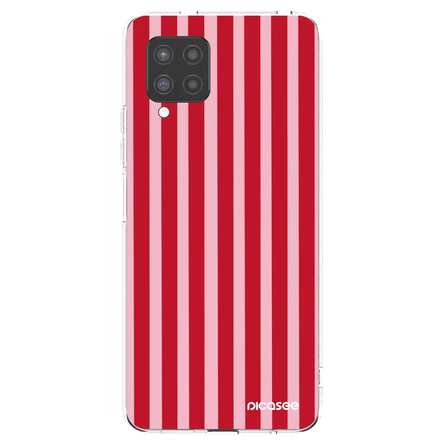 Silikonový průhledný obal pro Samsung Galaxy A42 A426B - Lines red