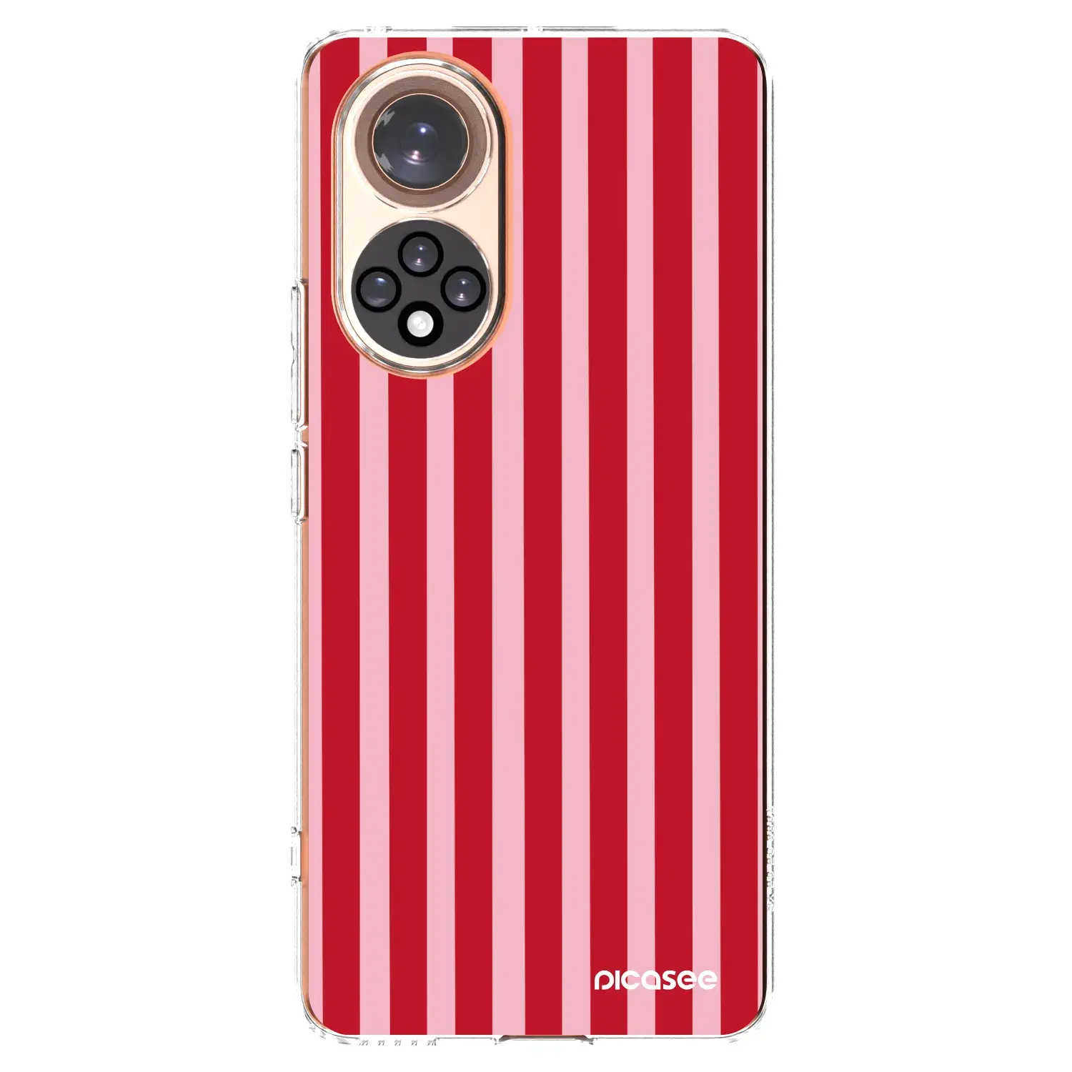 Silikonový průhledný obal pro Huawei Nova 9 - Lines red